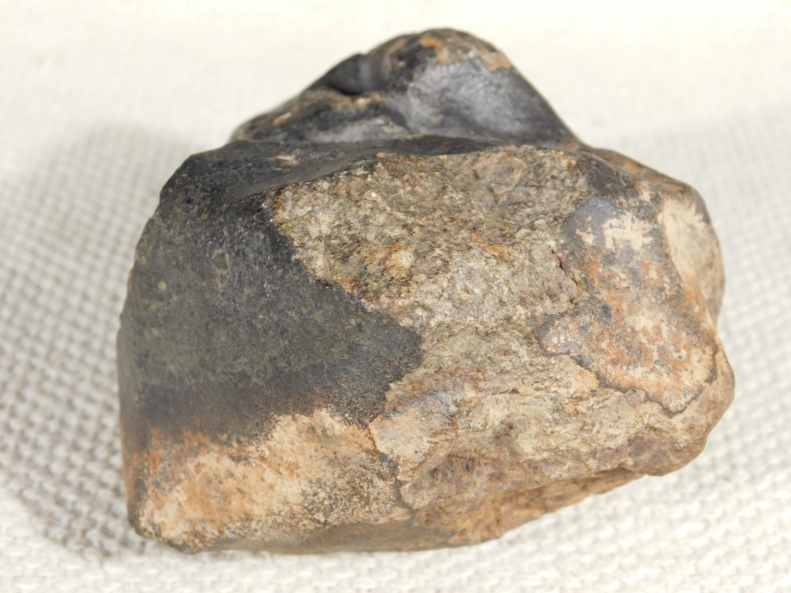 Big! N.W.A 869 Stony METEORITE with Dark Fusion Crust and DEEP REGMAGLYPTS 880gr
