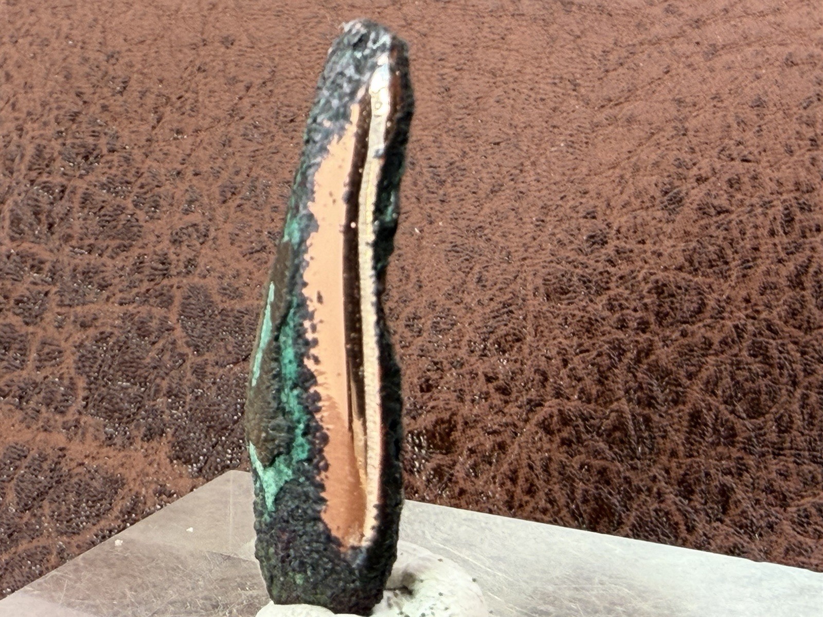 Naturally Oxidized Glacial Float Copper with Buffed Finish, Michigan 9.1 g.