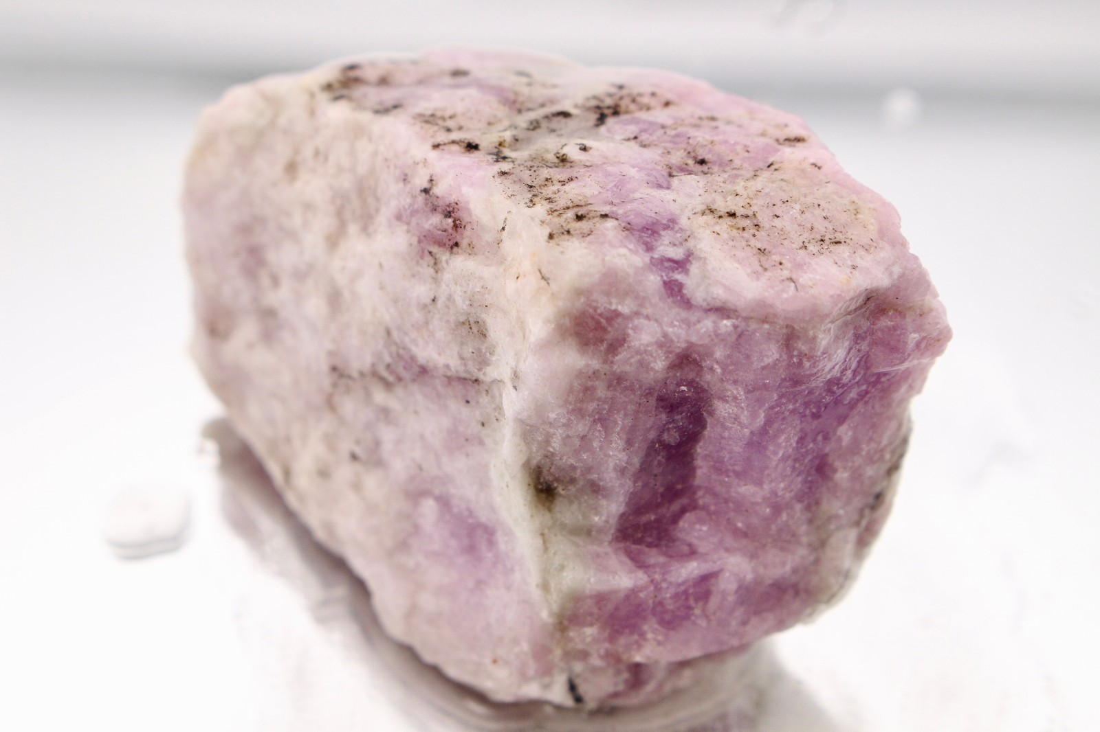 4oz UV ACTIVE Kunzite Nigeria Purple Lilac Raw Natural Rough Crystal Mineral