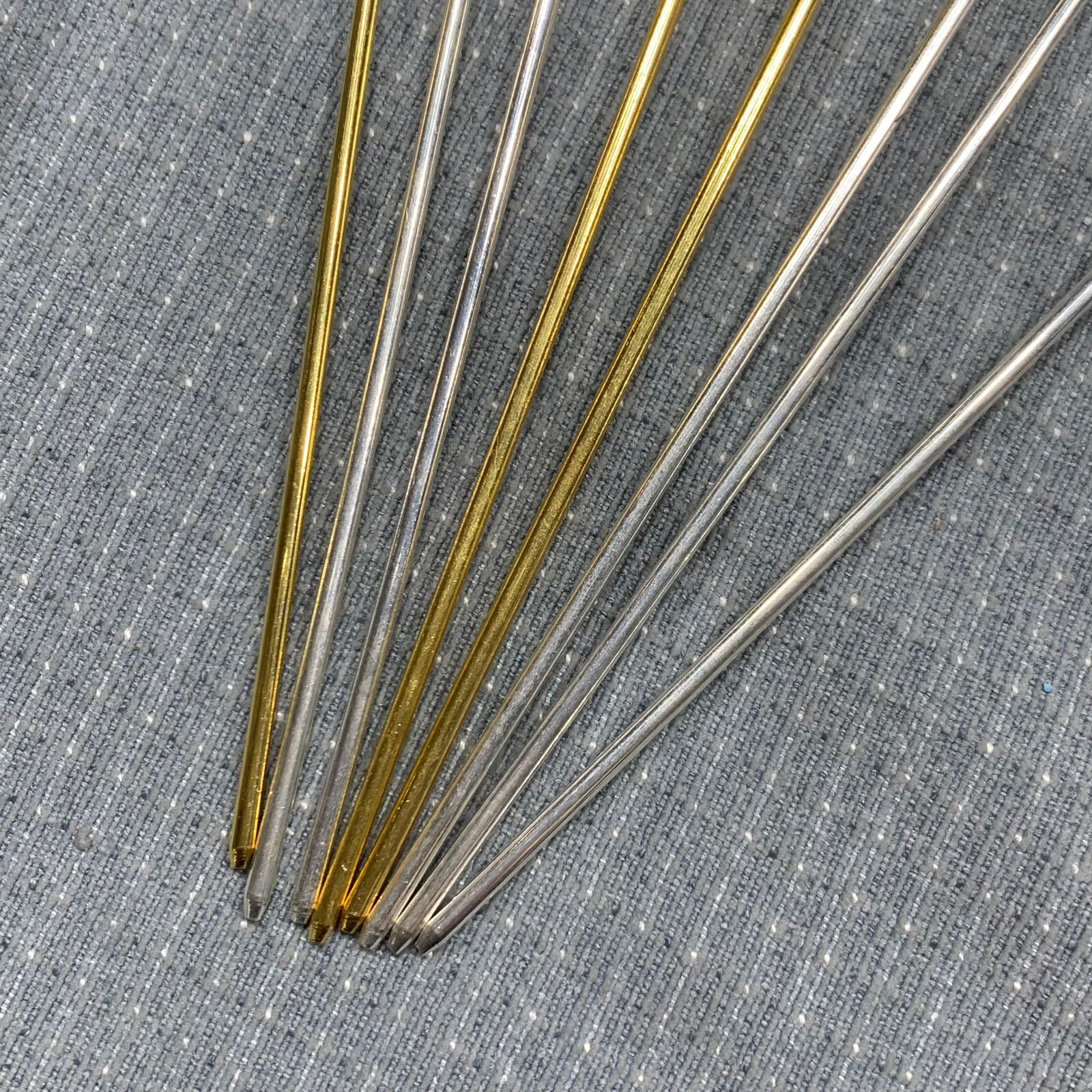 5PC Natural mix quartz crystal mini sphere hairpin carved reiki healing random