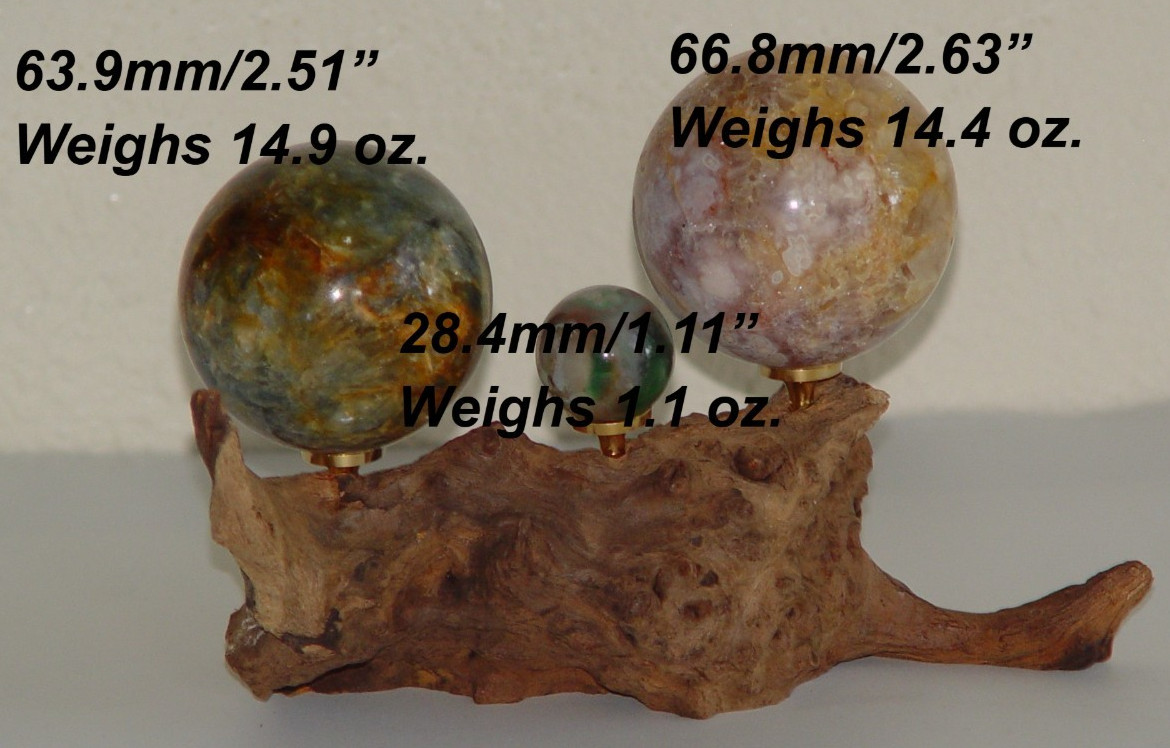 Rustic Driftwood Sphere Holder Display Stand 3 Crystal Ball Holder Removable Peg
