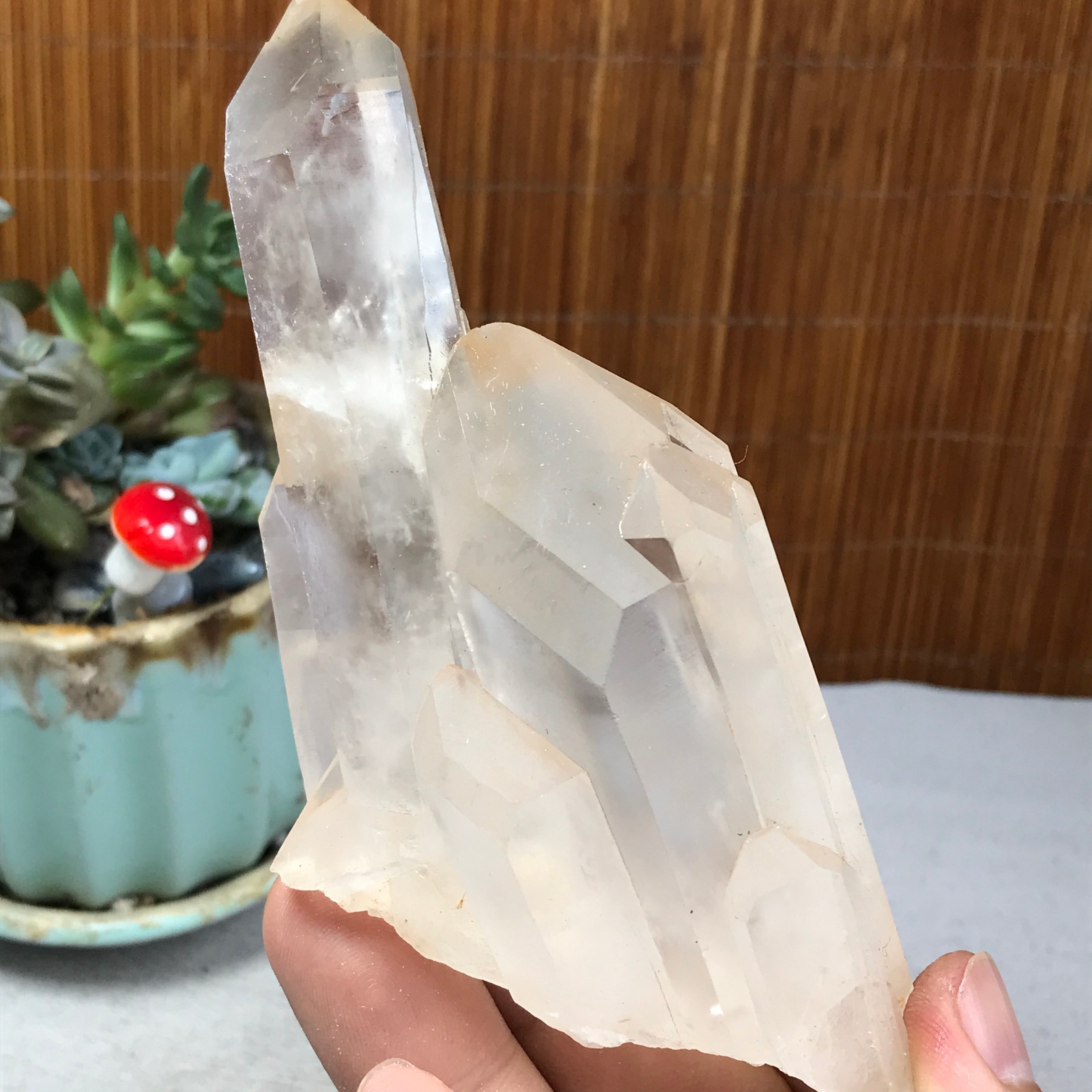 90-55-40mm Natural crystal clusters pretty Quartz Mineral Specimen 258g A6221