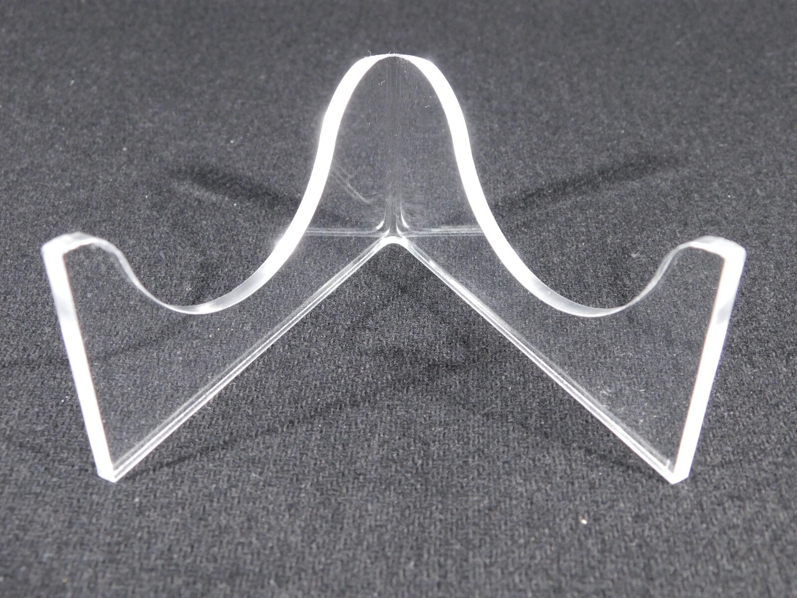 Easel Display Stand Medium Size Clear Lucite Low Profile C100