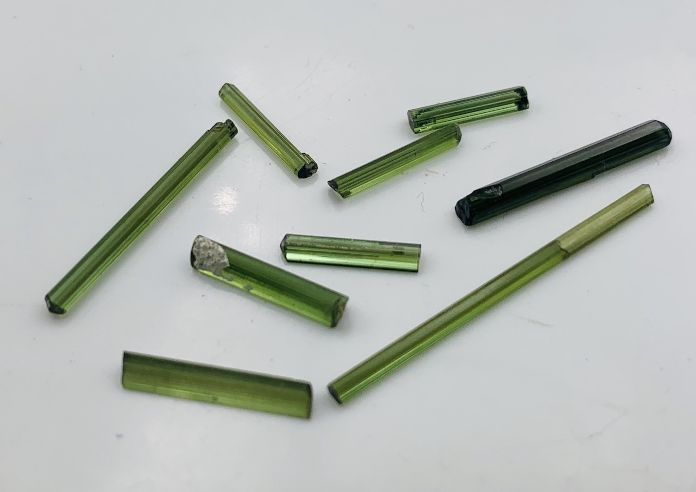 24.85Ct Beautiful Natural Green Color Peridot With Megnatite Crystal Specimen