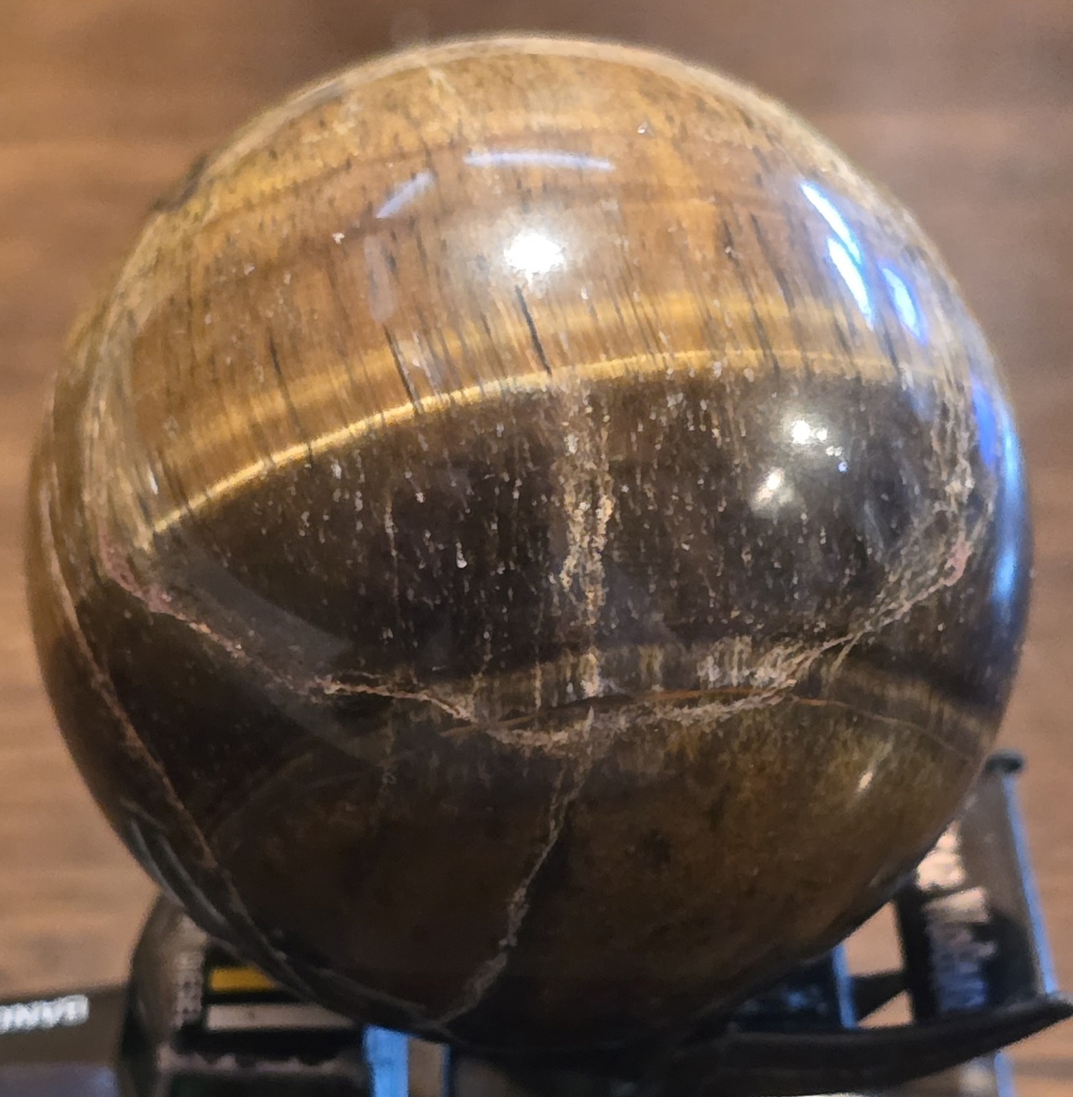 2” Polished Marble Granite Stone Ball Sphere Orb Brown Cream Paperweight