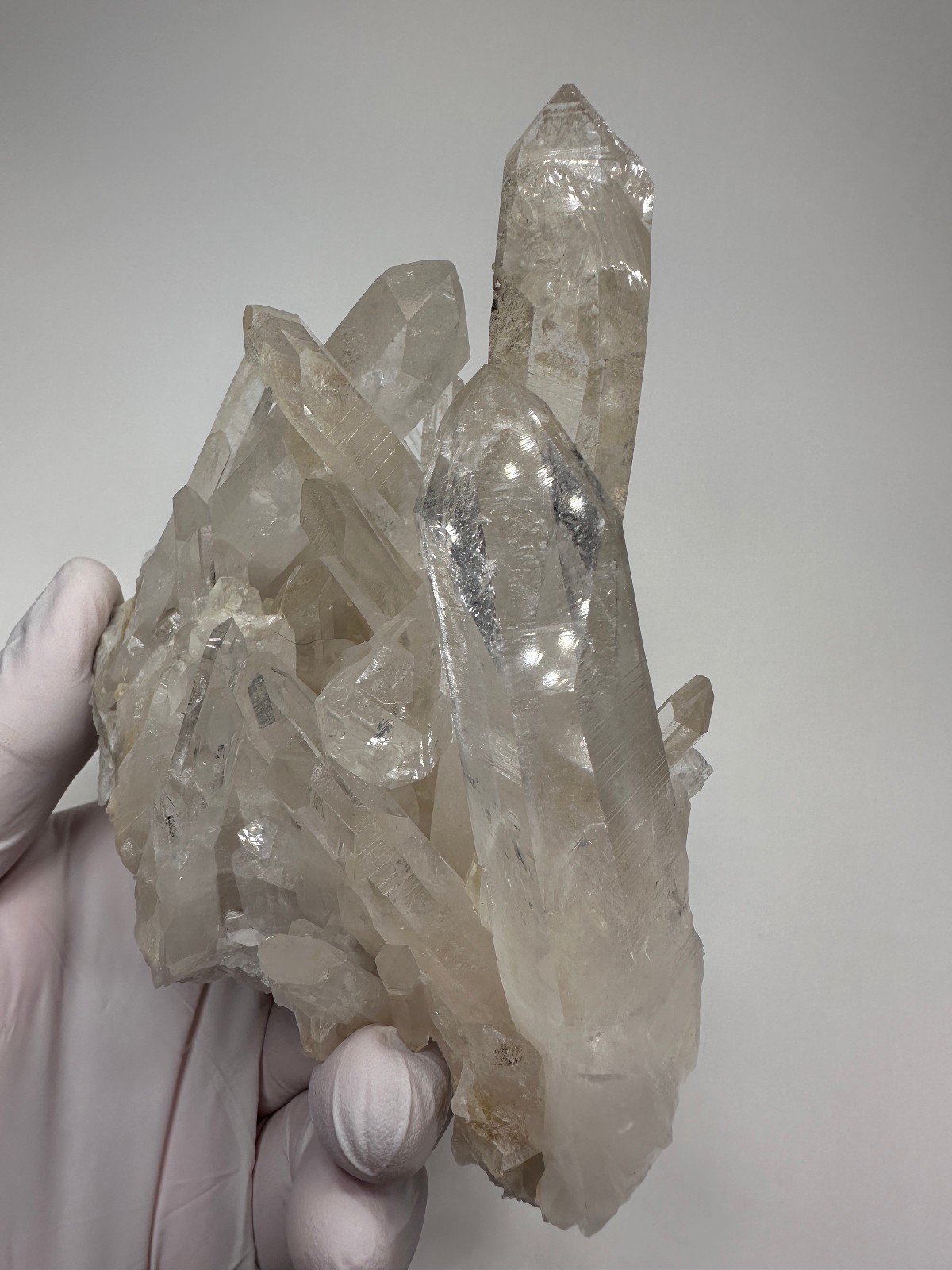 Top Quality Large Clear Arkansas Quartz Crystal Cluster