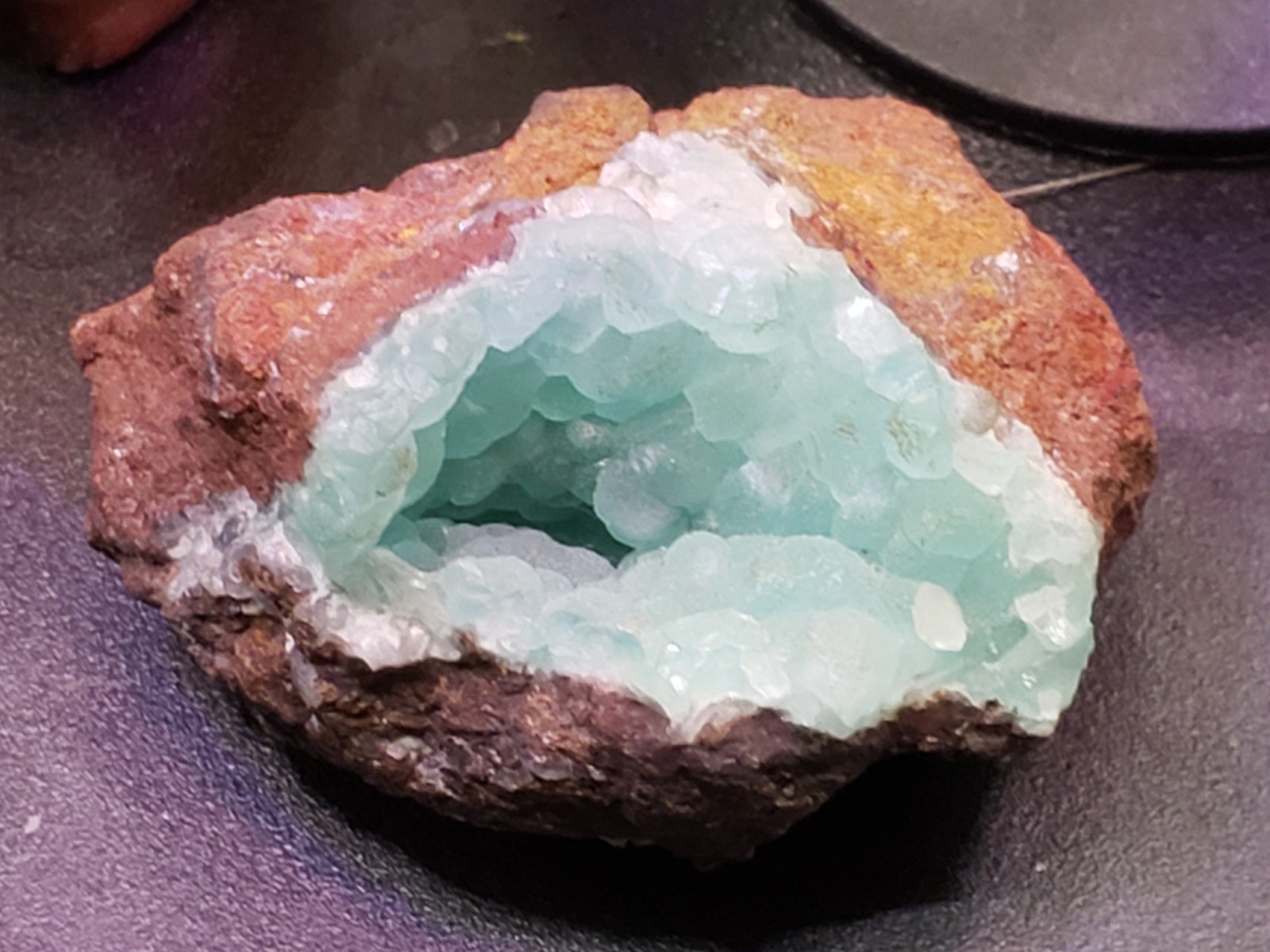 Bubbly Botryoidal Sea Blue Green Smithsonite Crystal Specimen 39g