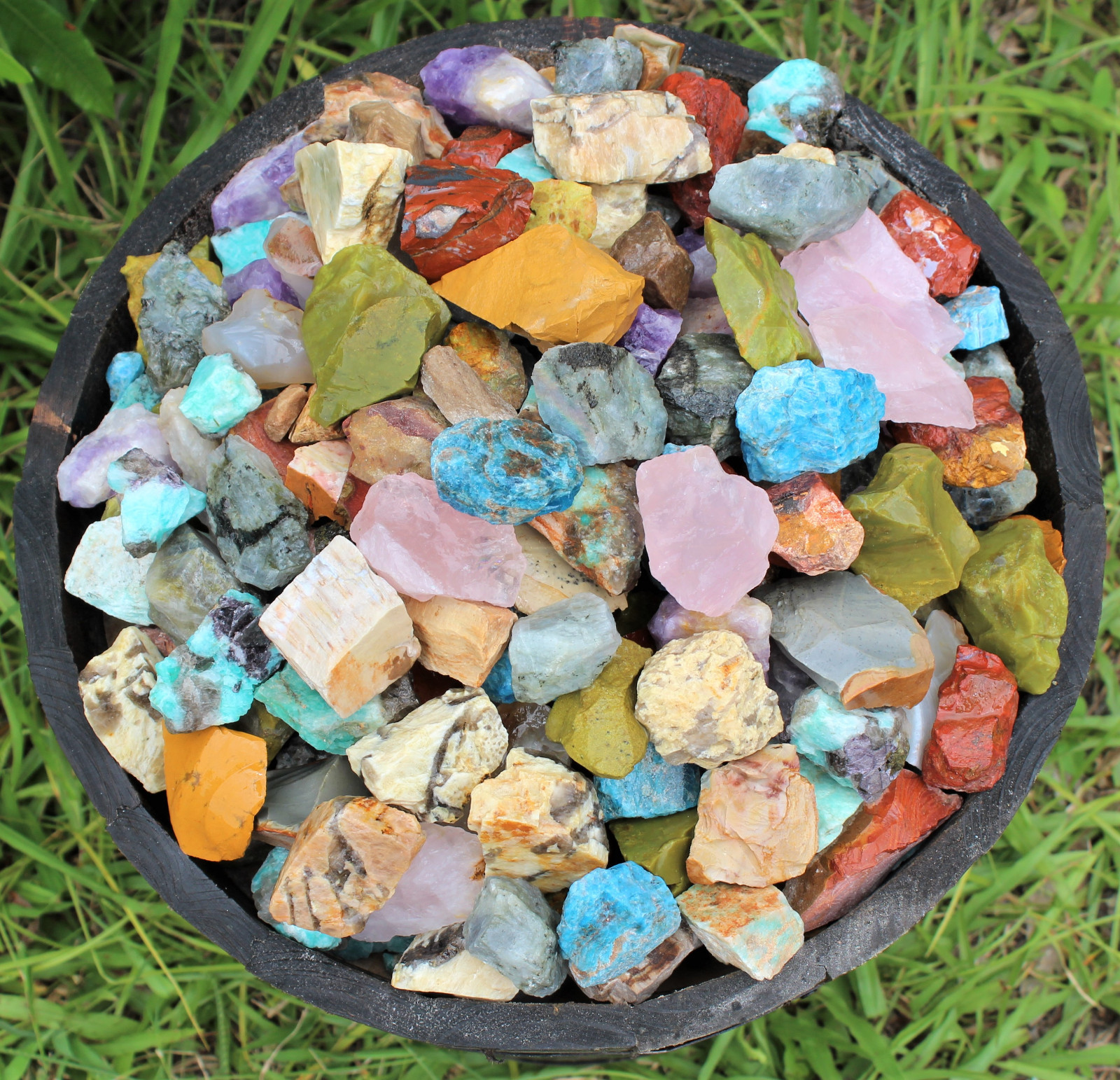 1000 Carat Bulk Lot Africa Mix Natural Rough Raw Rocks 200 Grams Madagascar