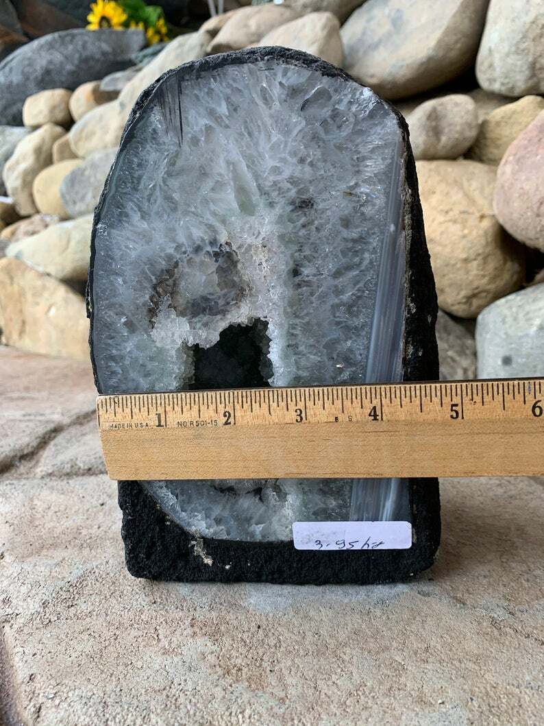 SALE! 8.12 lb BIG Amethyst Geode,Cathedral Crystal Cluster,Amethyst Uruguay