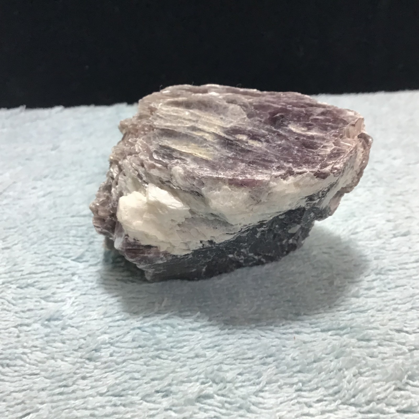 Purple Lepidolite Mica Specimen A Type Of Mica Lilac-Gray Coloring.