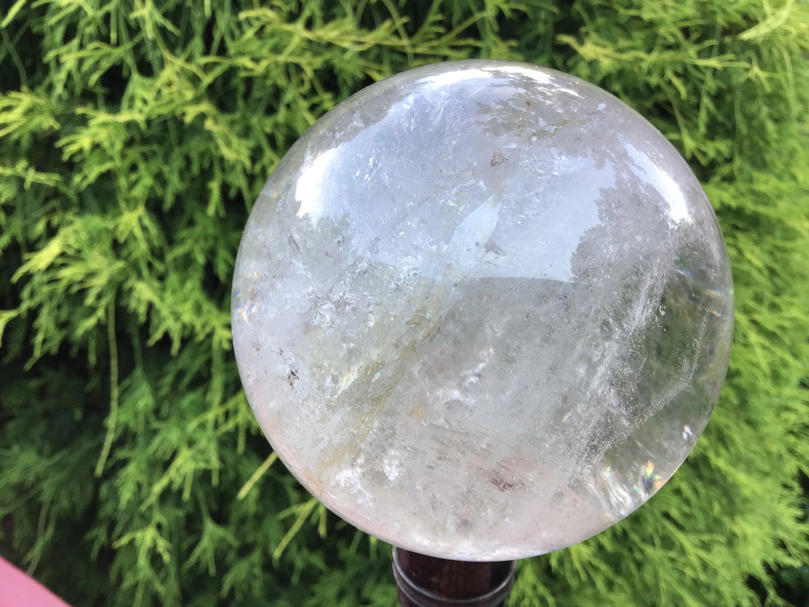 Clear Quartz Crystal Ball ~ Large 1 Lb. 12 oz. ~ 3″ Wide ~ Polished Sphere ~ Sp