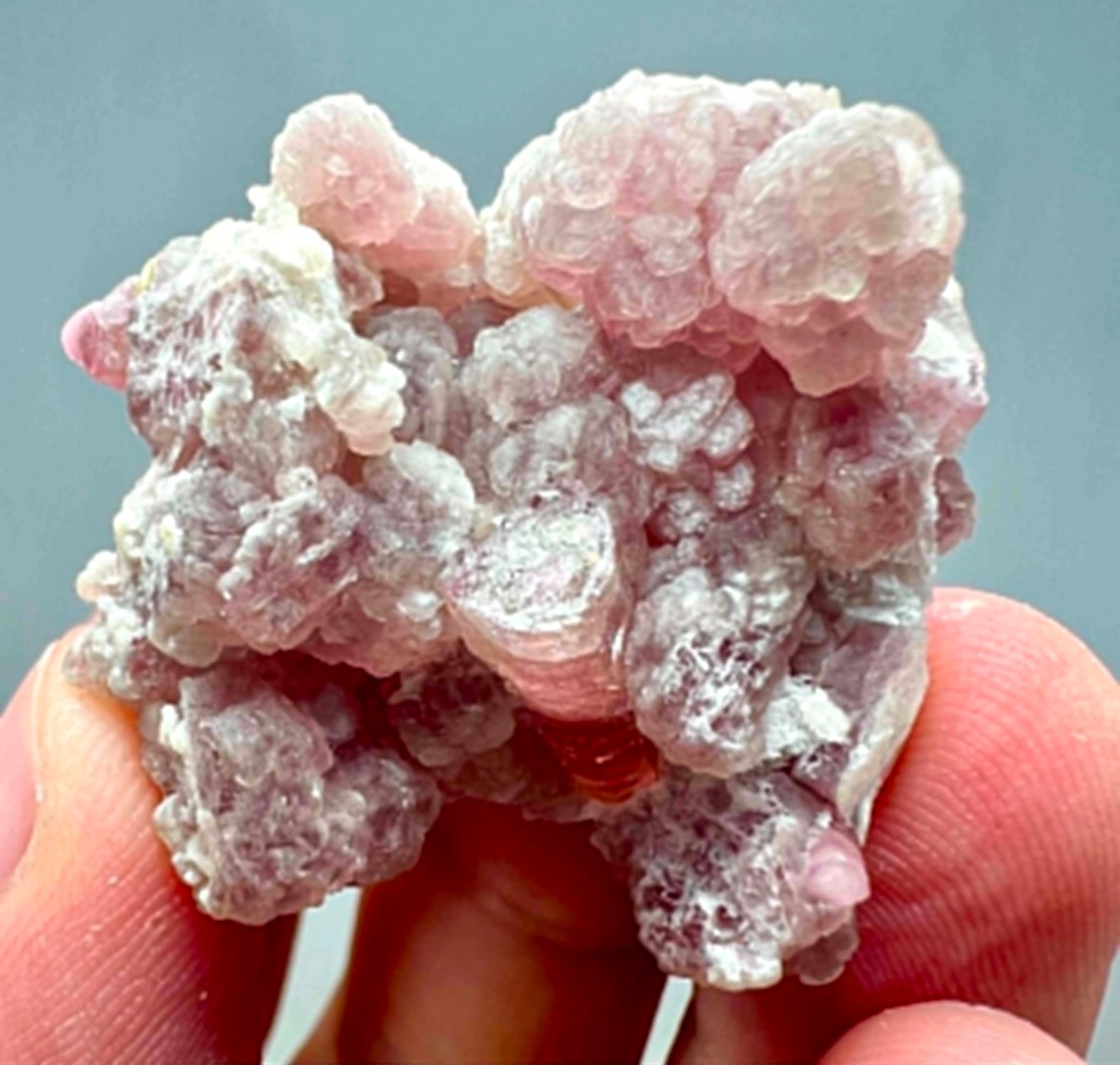 88 Carat Ultra Rare !!! Pink Color Tourmaline Crystals On Mica @Afg