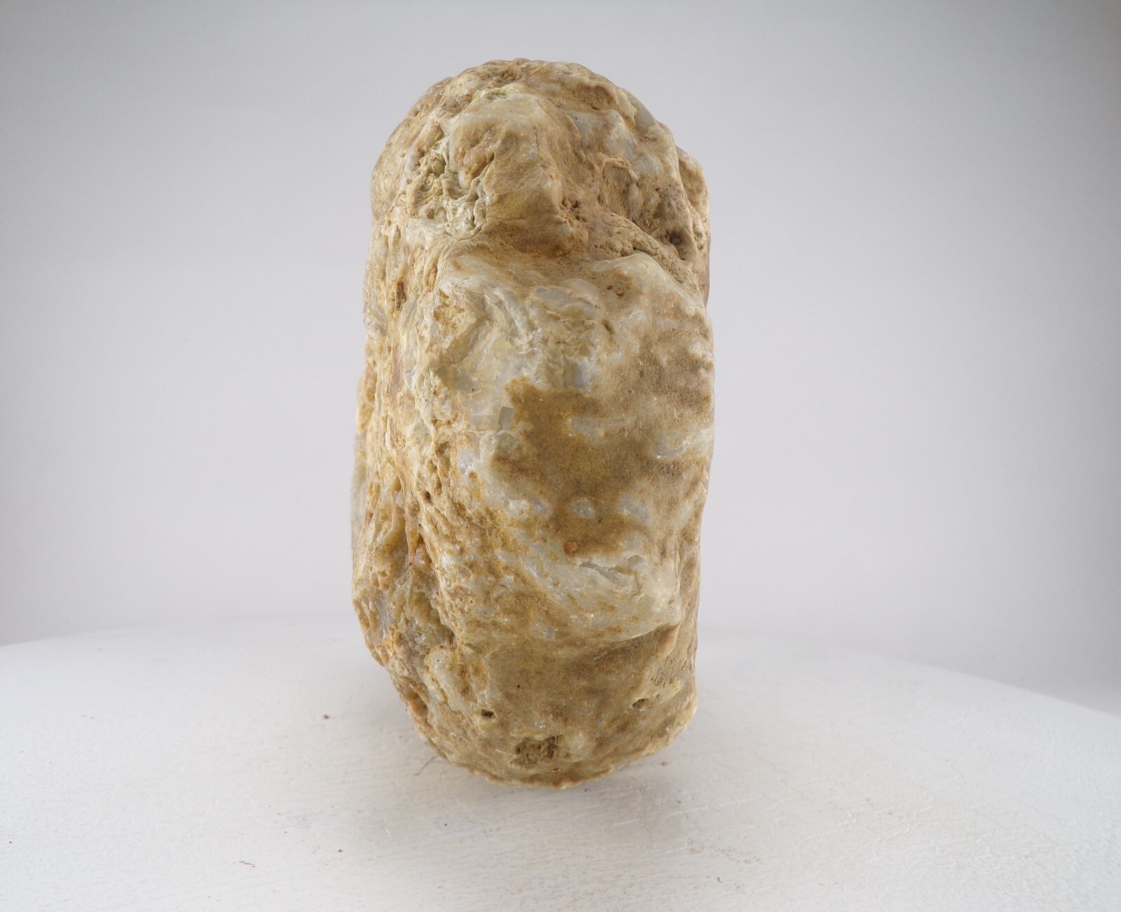 6.5″ Unopened Geode Agate Uncut Nodule Semi Solid – Solid Natural Quartz 4.5LB