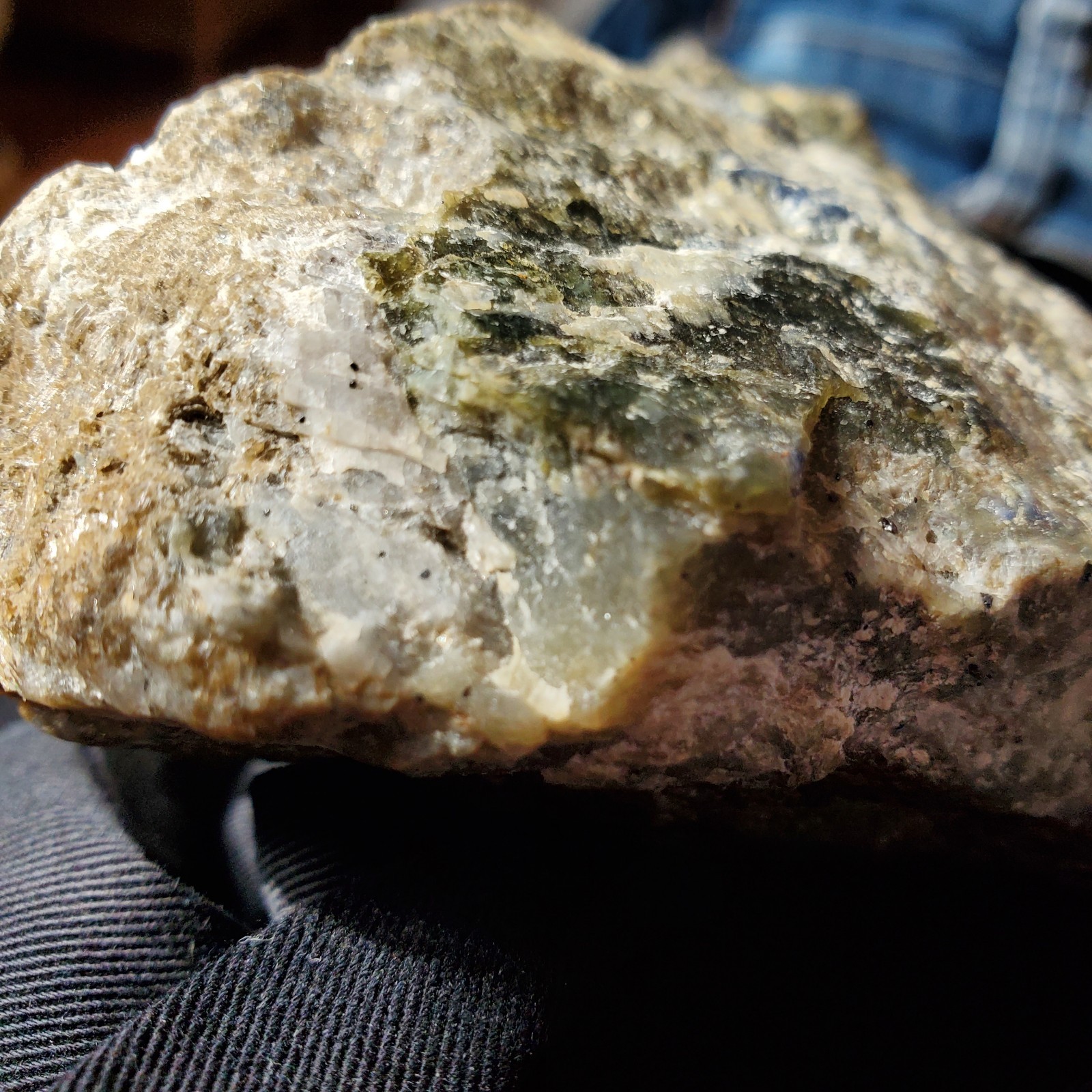 Sapphire Corundum Crystals in Matrix – Limecrest Quarry Sussex Co New Jersey NJ