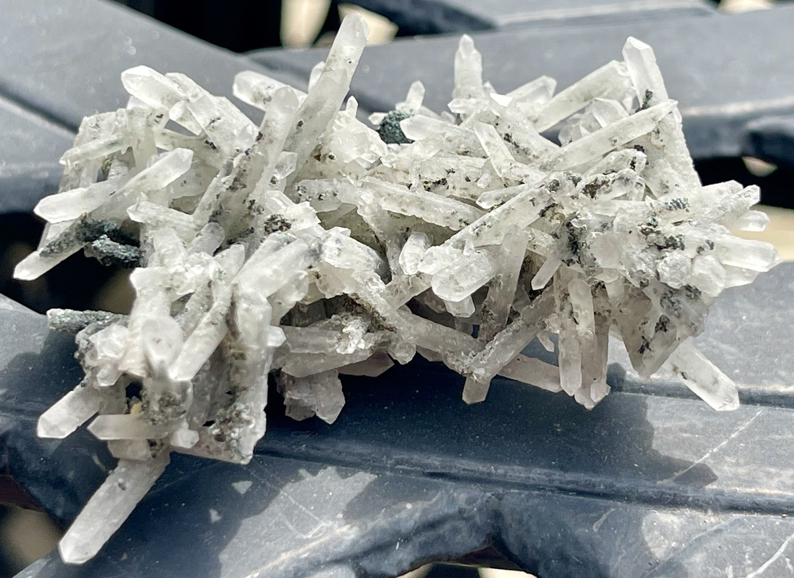 Quartz Crystals 32.23 Grams L 2 3/8” X W 1 43/64” X H 1 3/32” Afghanistan