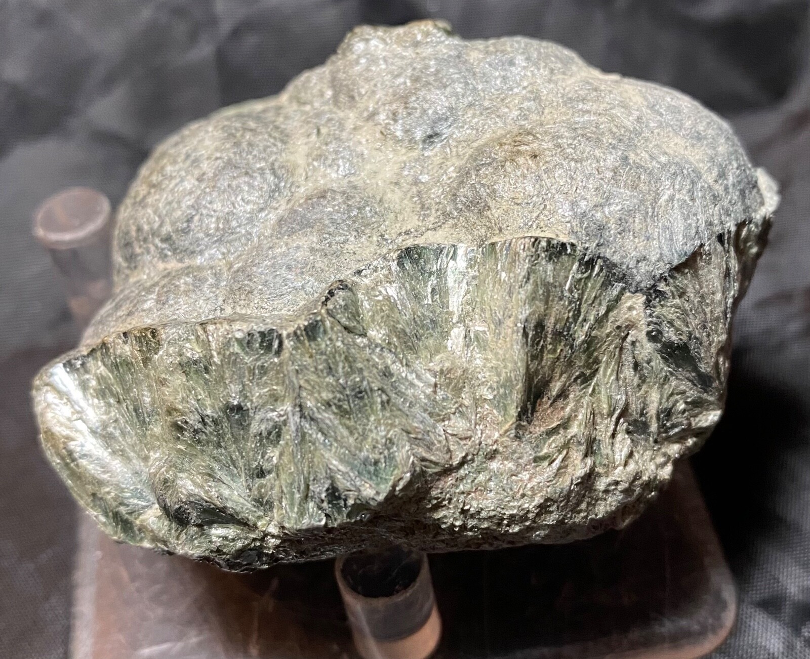 RARE Clinochlor var Serafinite Specimen from Korshunovskoe Mine, Siberia, Russia