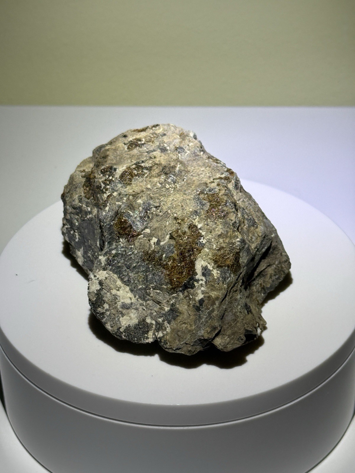 LUMINOUS Hardystonite, Willemite, & Franklinite Fluorescent Mineral Specimen