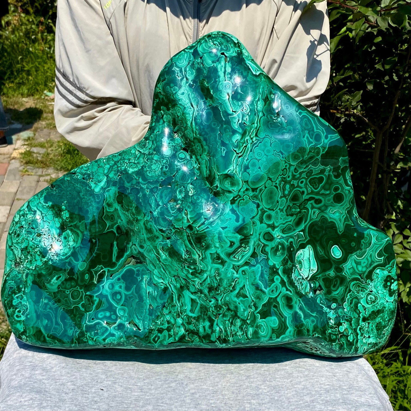 65.91LB TOP Natural Malachite crystal quartz Mineral specimen Reiki gem