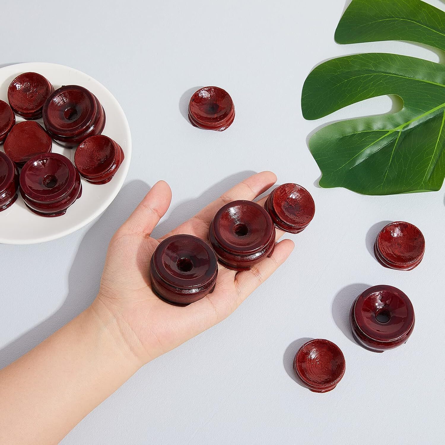 24 Pcs 3 Size Sphere Stands for Display Crystal, Crystal Display Stand Base C…