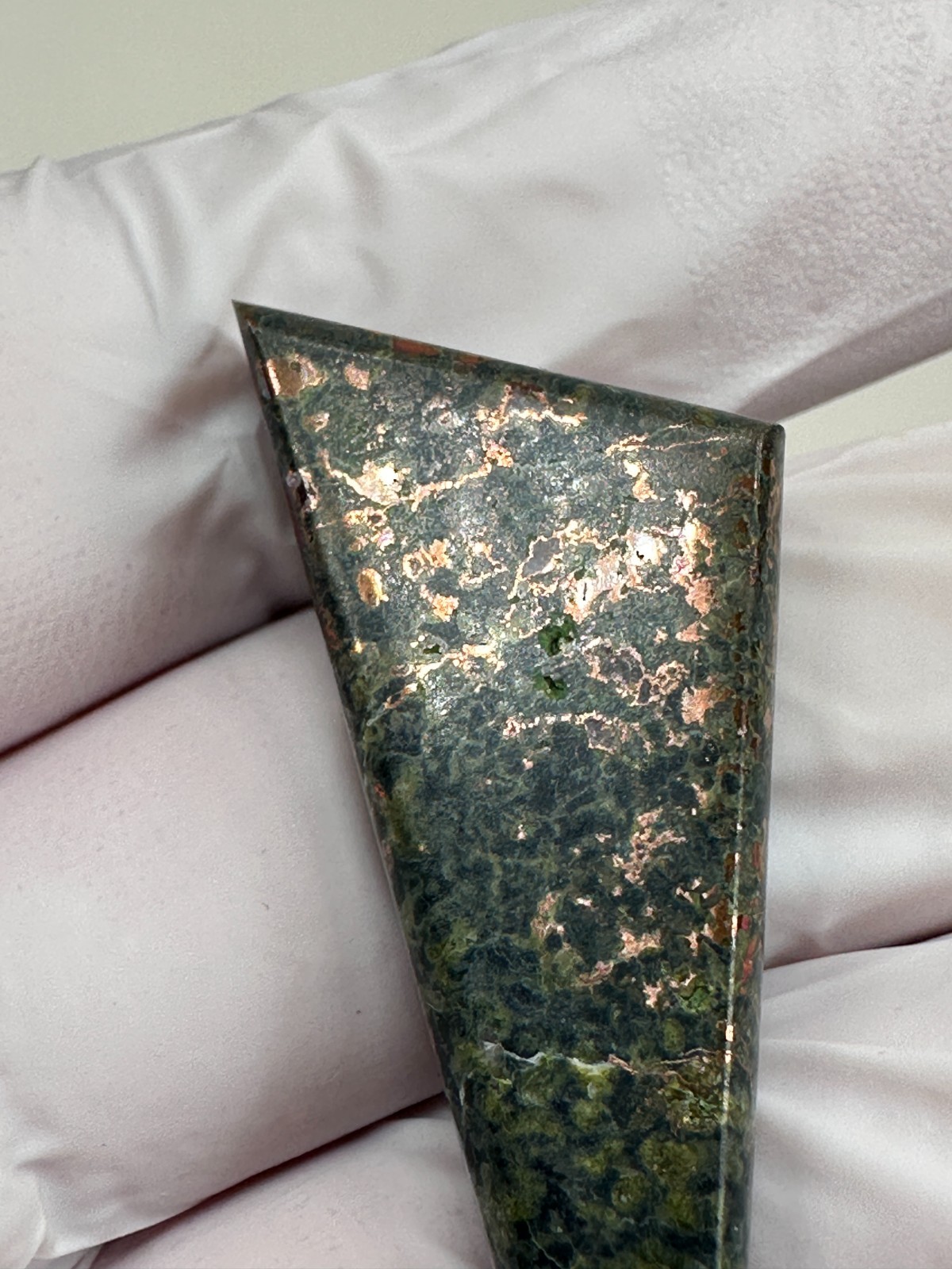 Beautiful ( 67 ct. ) Native Copper Cabochon from Houghton County, Michigan