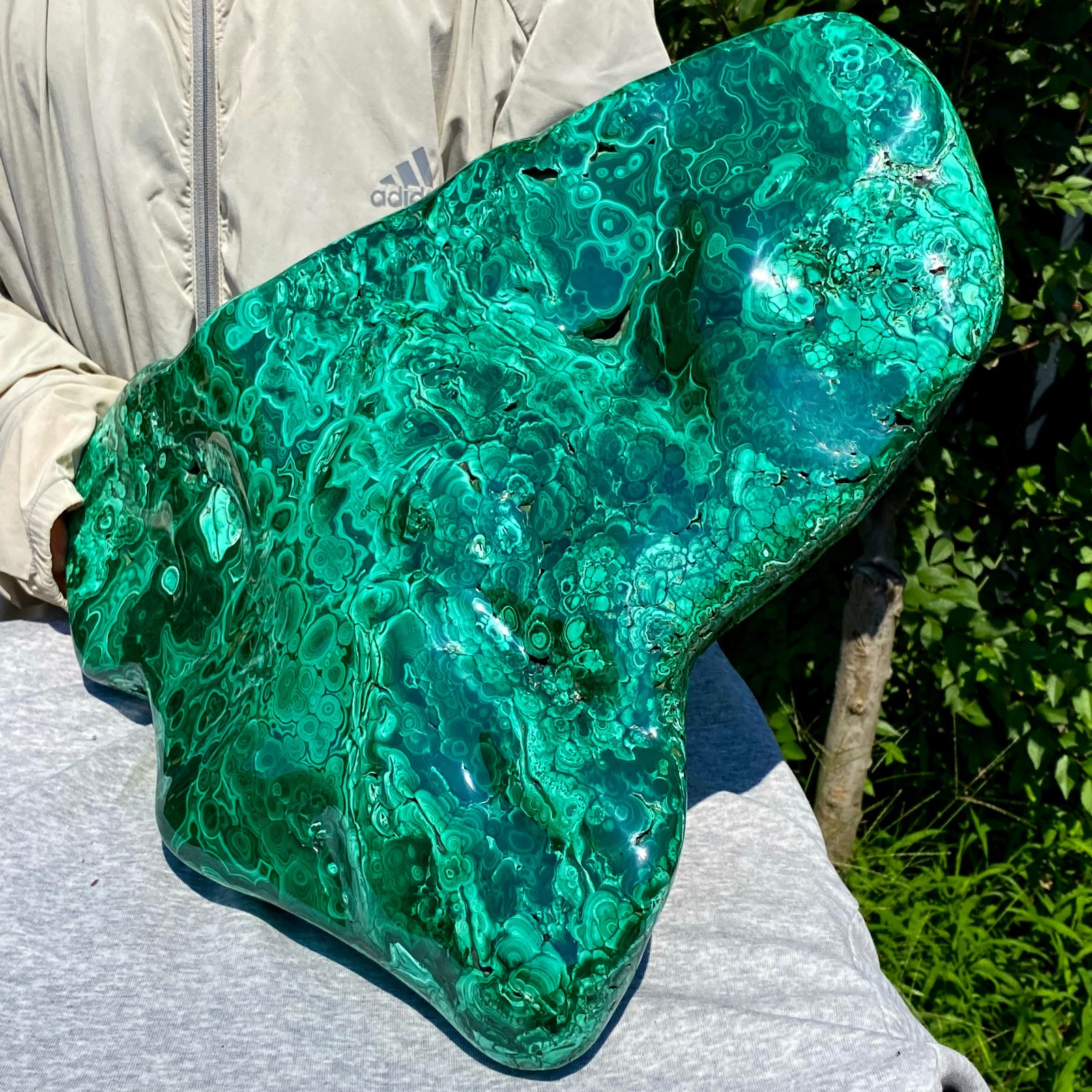 65.91LB TOP Natural Malachite crystal quartz Mineral specimen Reiki gem