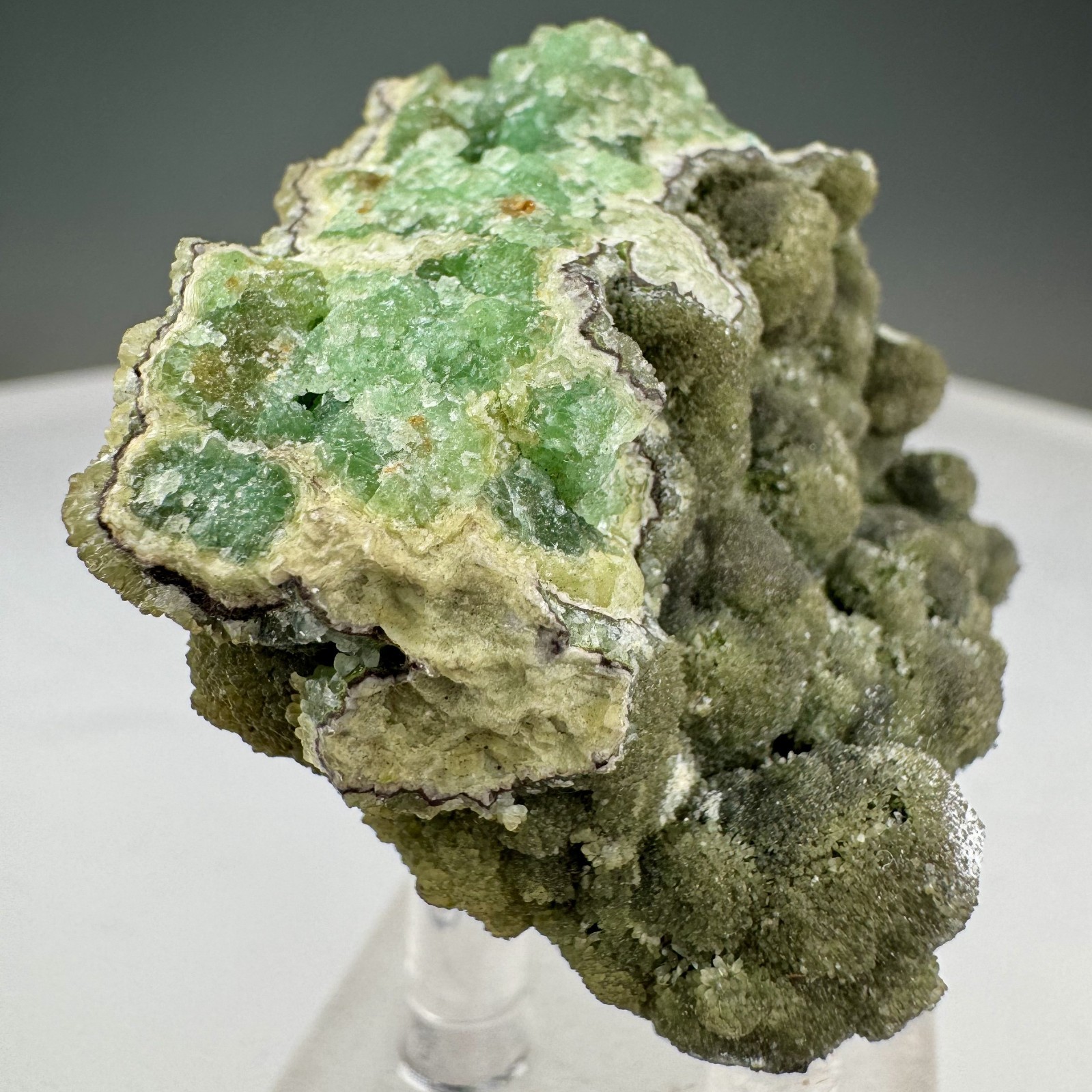 Beautiful Solid Green Smithsonite: Tsumeb Mine, Tsumeb, Namibia- Unusual!!