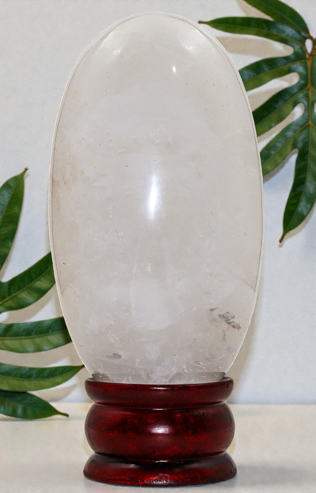Large 150MM White Petalite Crystal Quartz Healing Decor Stone Gemstone Lingam