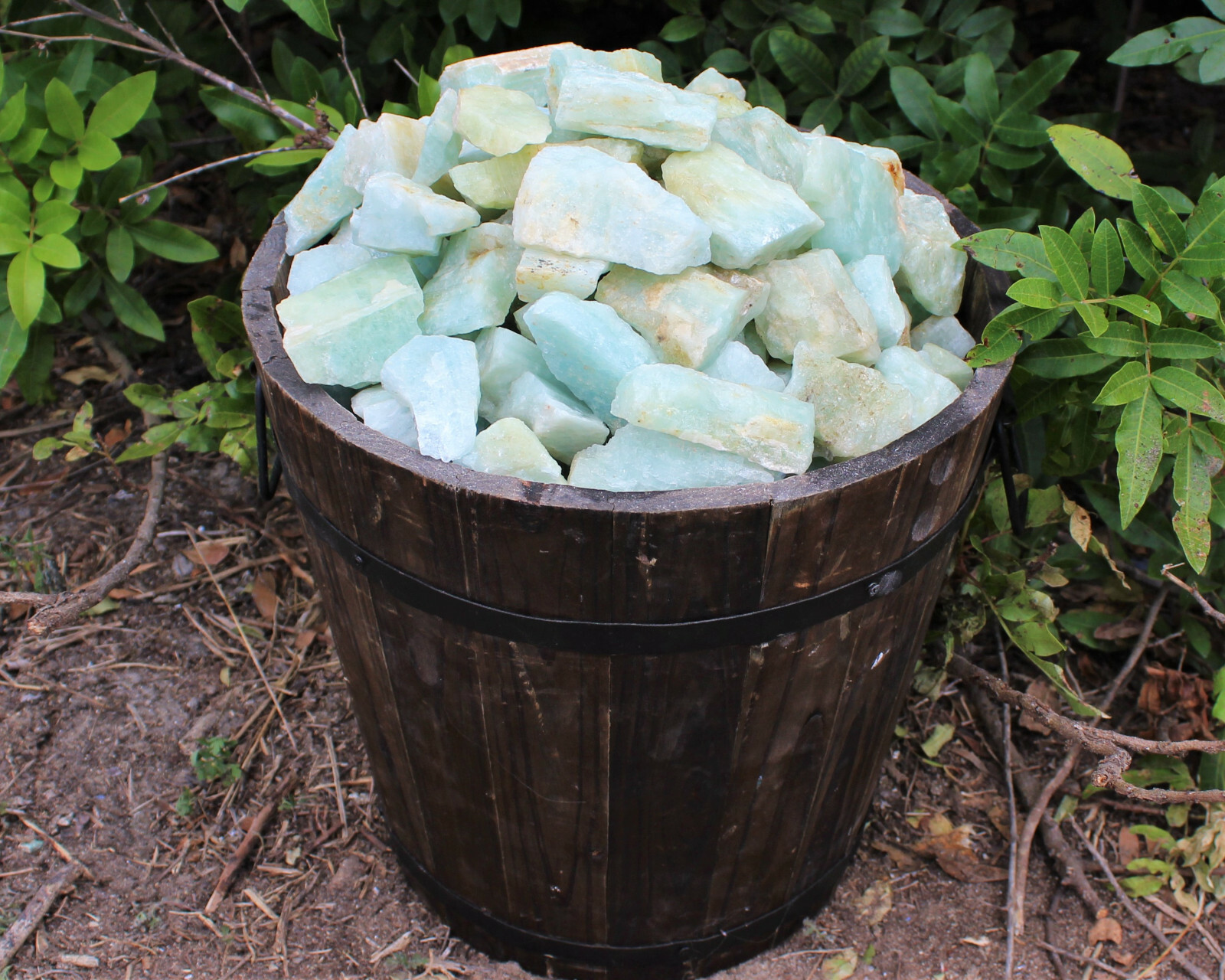 LARGE Rough Aquamarine Natural Chunk, 2″ – 3″ (Raw Aquamarine, JUMBO)