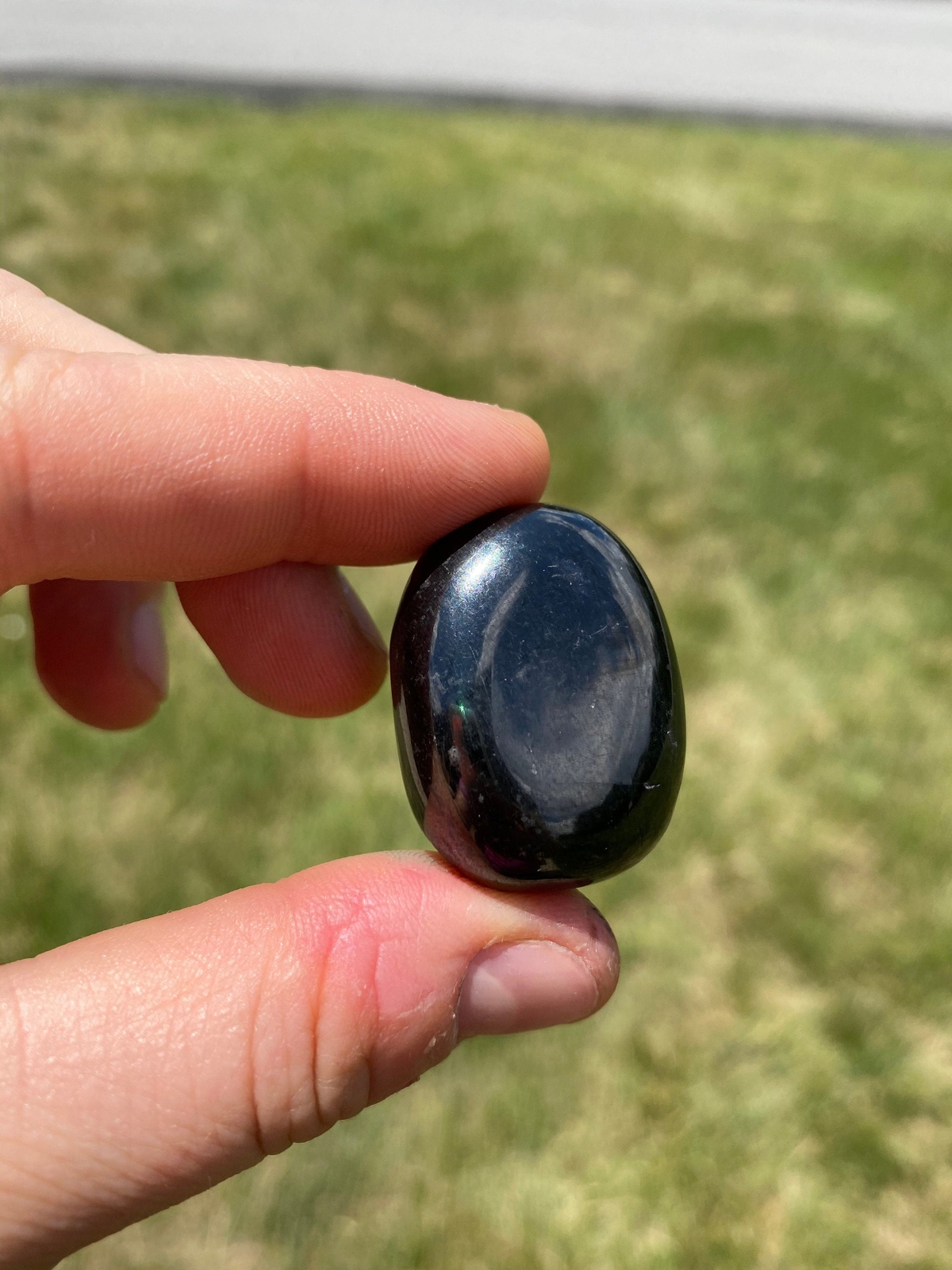 Jet Tumbled Stone – Polished Jet Crystal, Natural Jet from Siberia, Russia