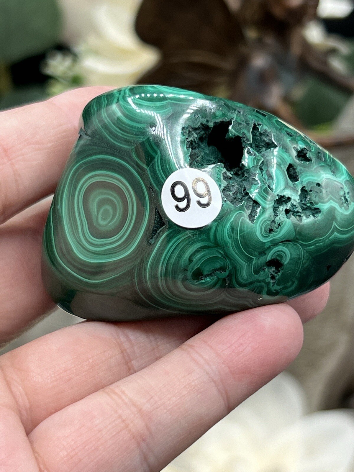Natural Malachite Chunky Polished Freeforms L@@K Free ship & Gift