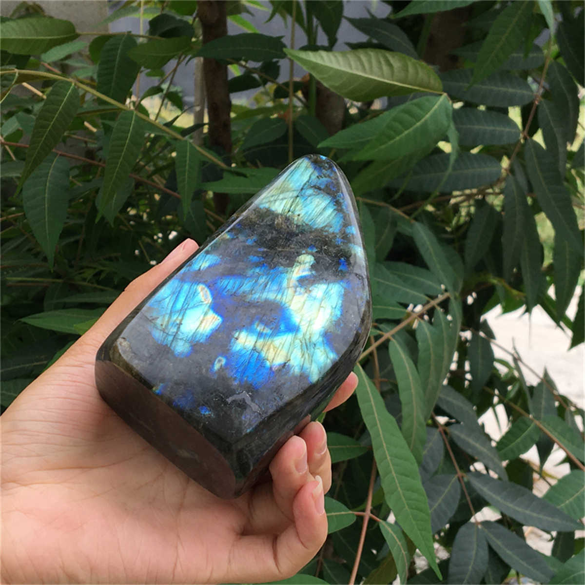 760g Natural Labradorite Mineral Quartz Crystal Mineral Reiki healing