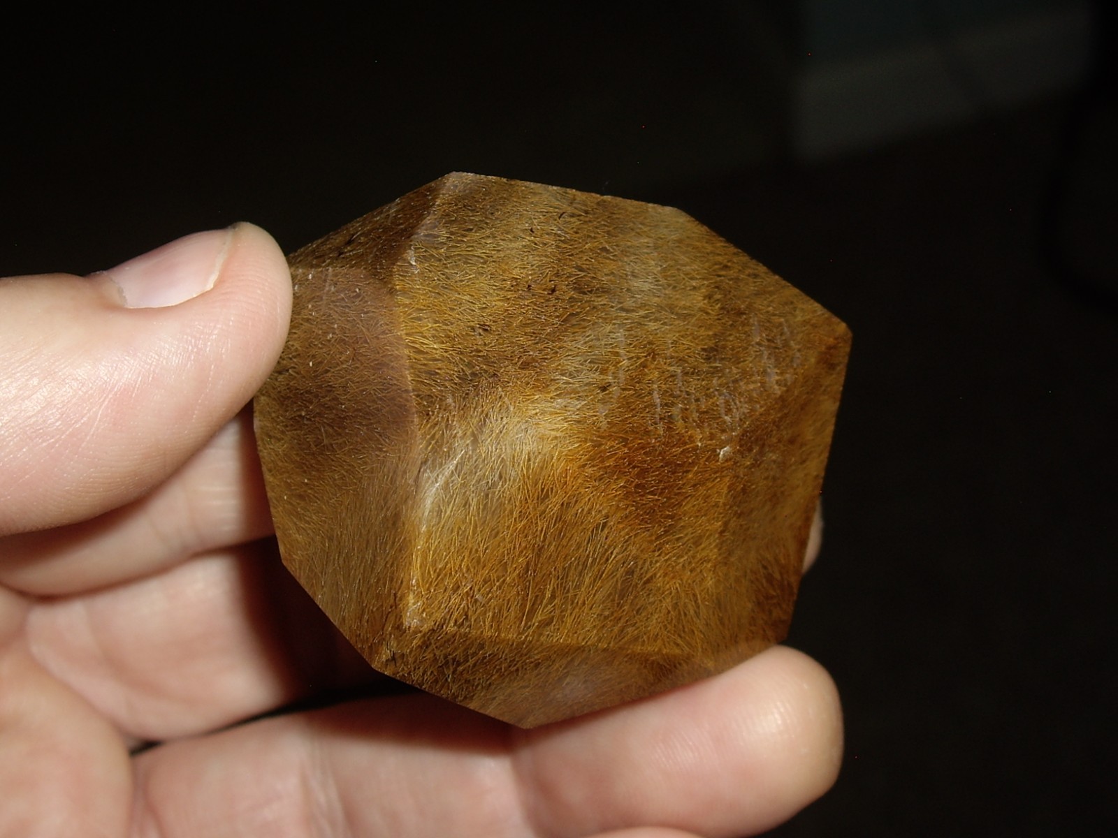 Fantastic Sagenite Agate Polished Freeform w/ Unknown Fibrous Inclusions 91.2g