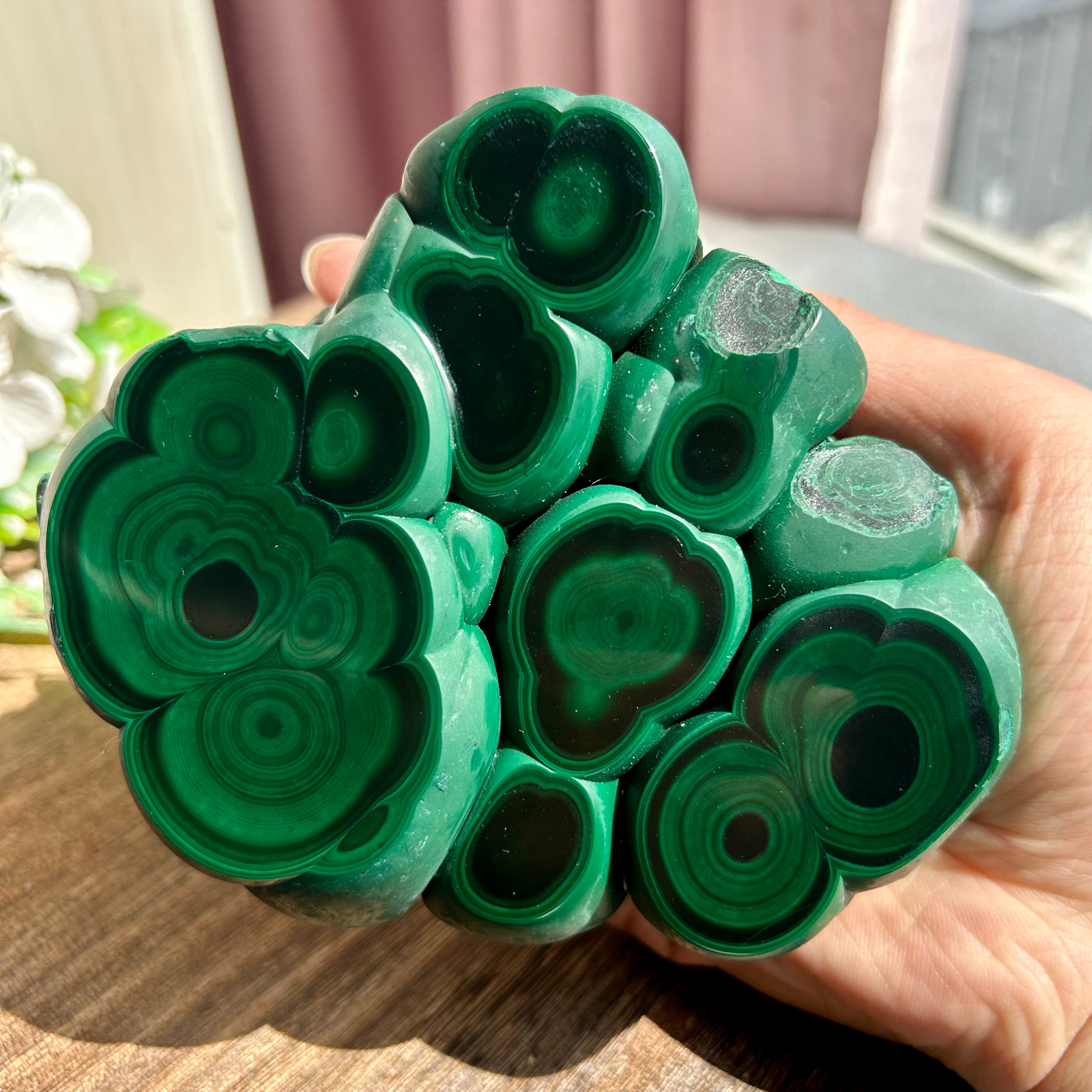 1510g Natural Green Malachite Crystal Rough Mineral specimen healing Decor