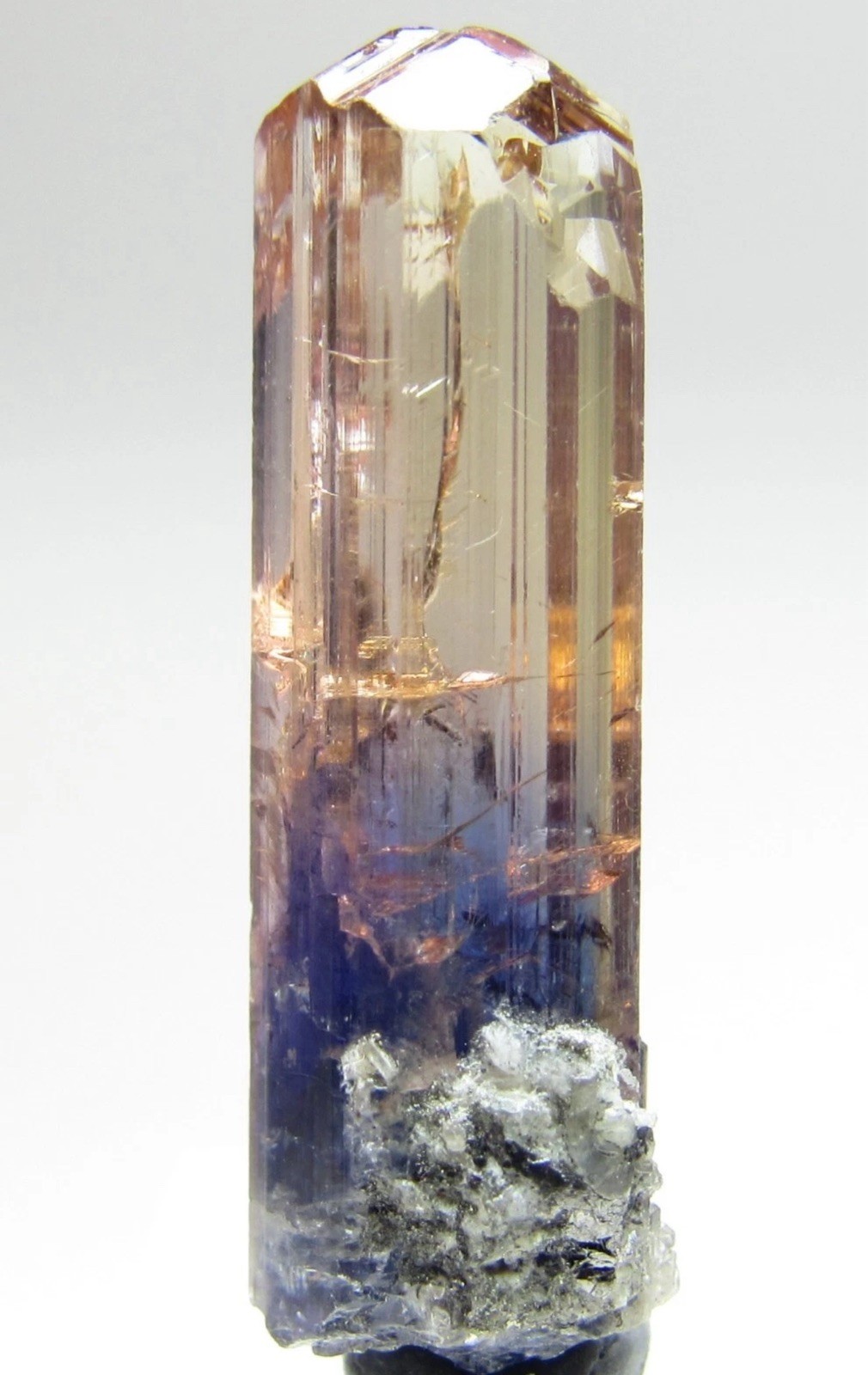 MIRACULOUS ULTRA RARE UNHEATED FANCY COLOR GEM TANZANITE CRYSTAL!!! TANZANIA