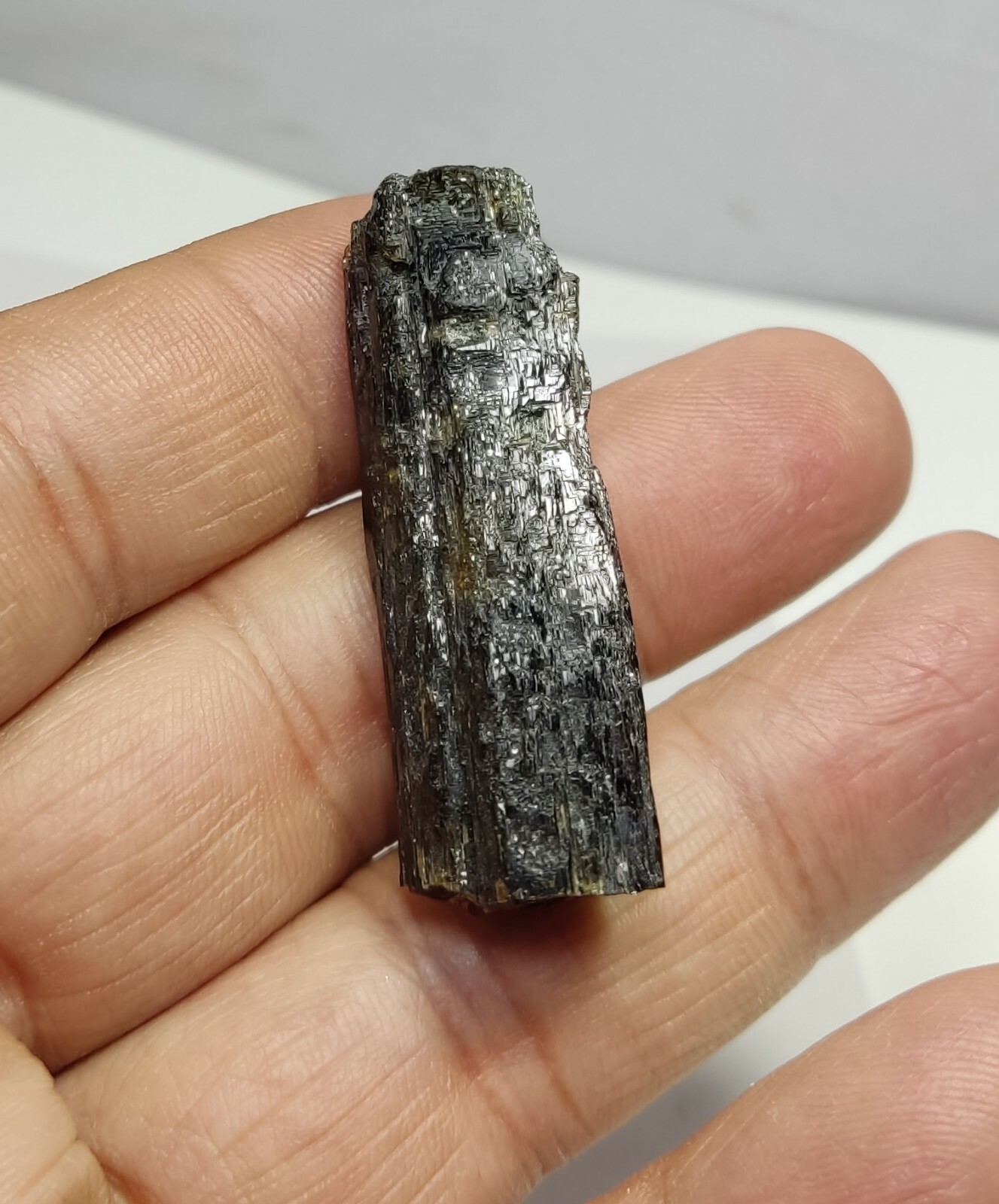 Natural etched epidote crystal 15 grams