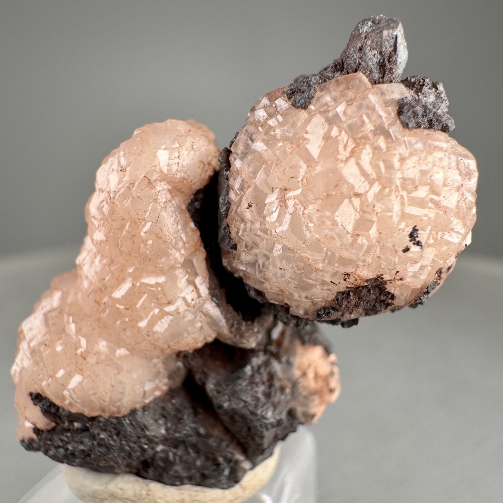 Nice Pink Manganocalcite Xls: Montreal Mine, Gogebic Range, Iron Co., Wisconsin