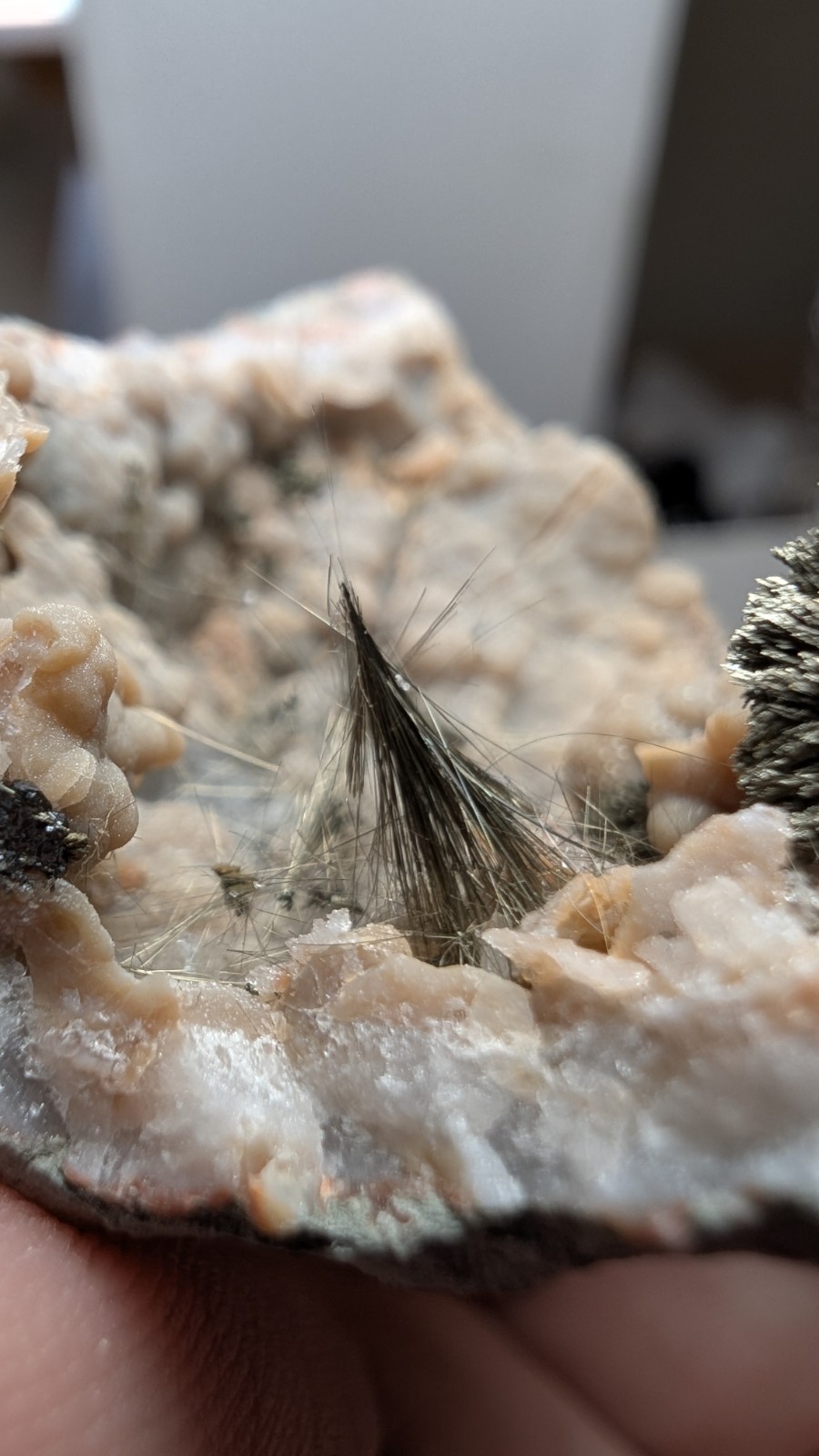 Millerite Geode from Hall’s Gap, Kentucky