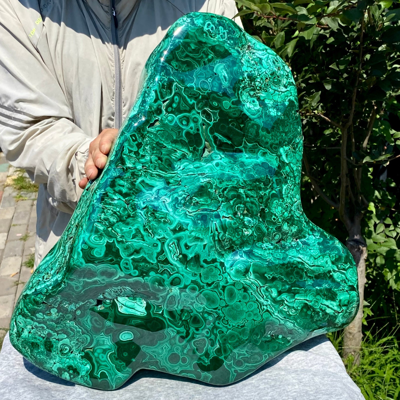 65.91LB TOP Natural Malachite crystal quartz Mineral specimen Reiki gem