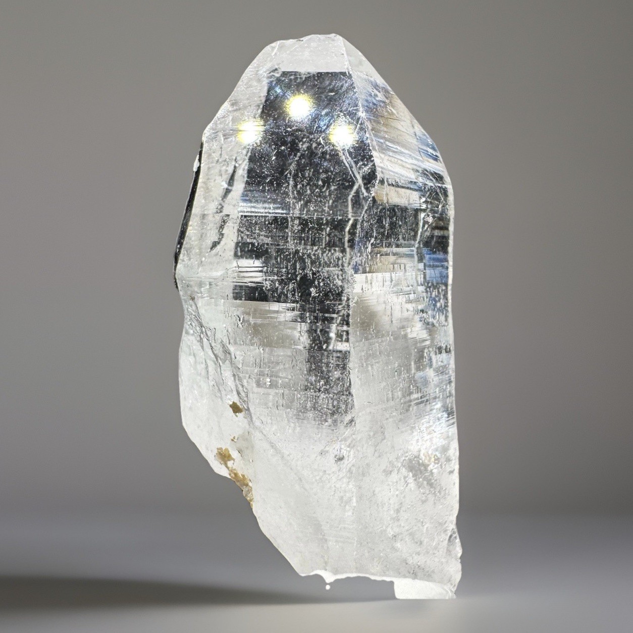Ganesh Himalayan Quartz Nepal High Clarity Dense Akashic Lemurian Lines Crystal