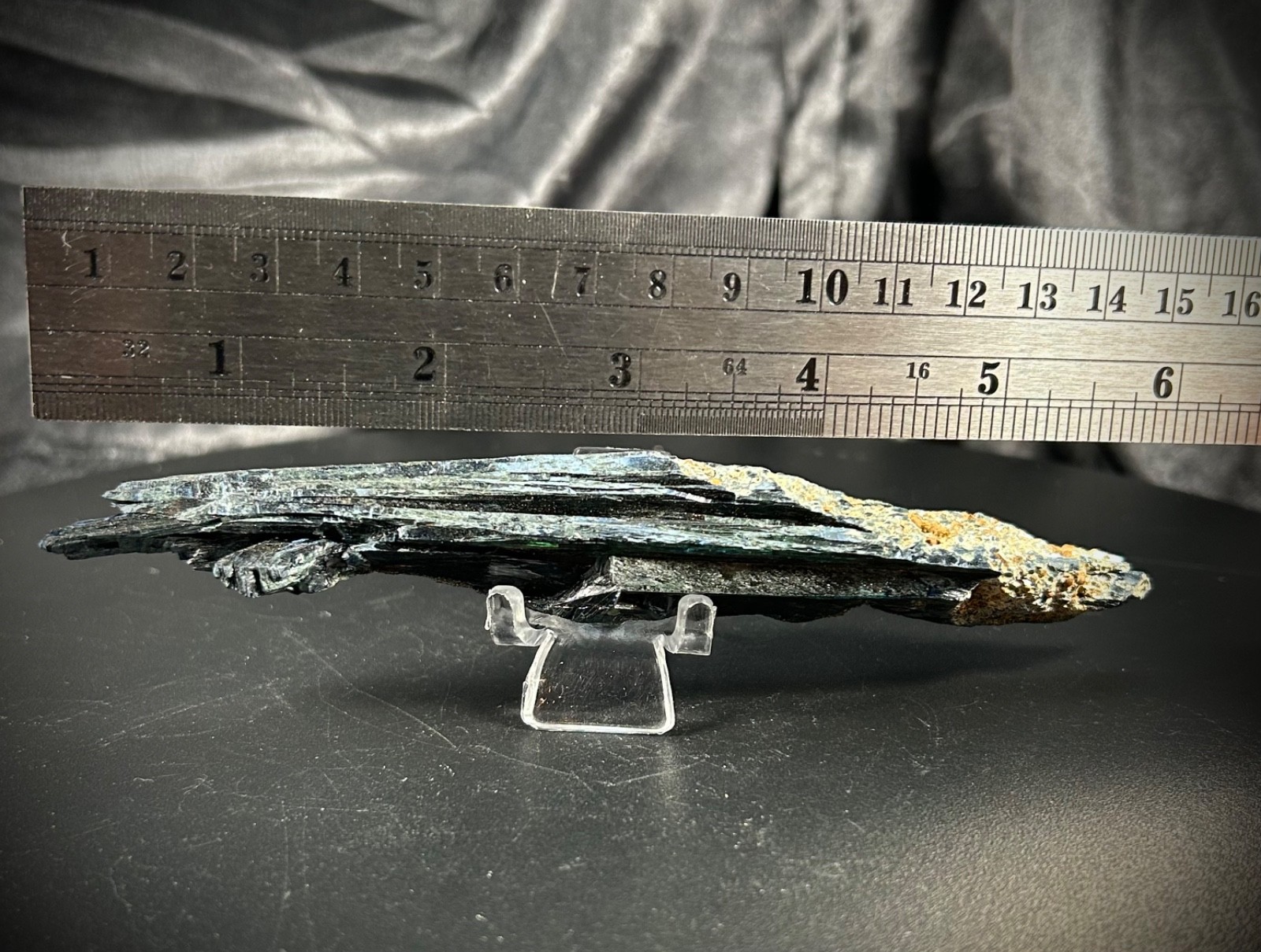 6″ Rare Vivianite Specimen With Acrylic Stand 2.6oz