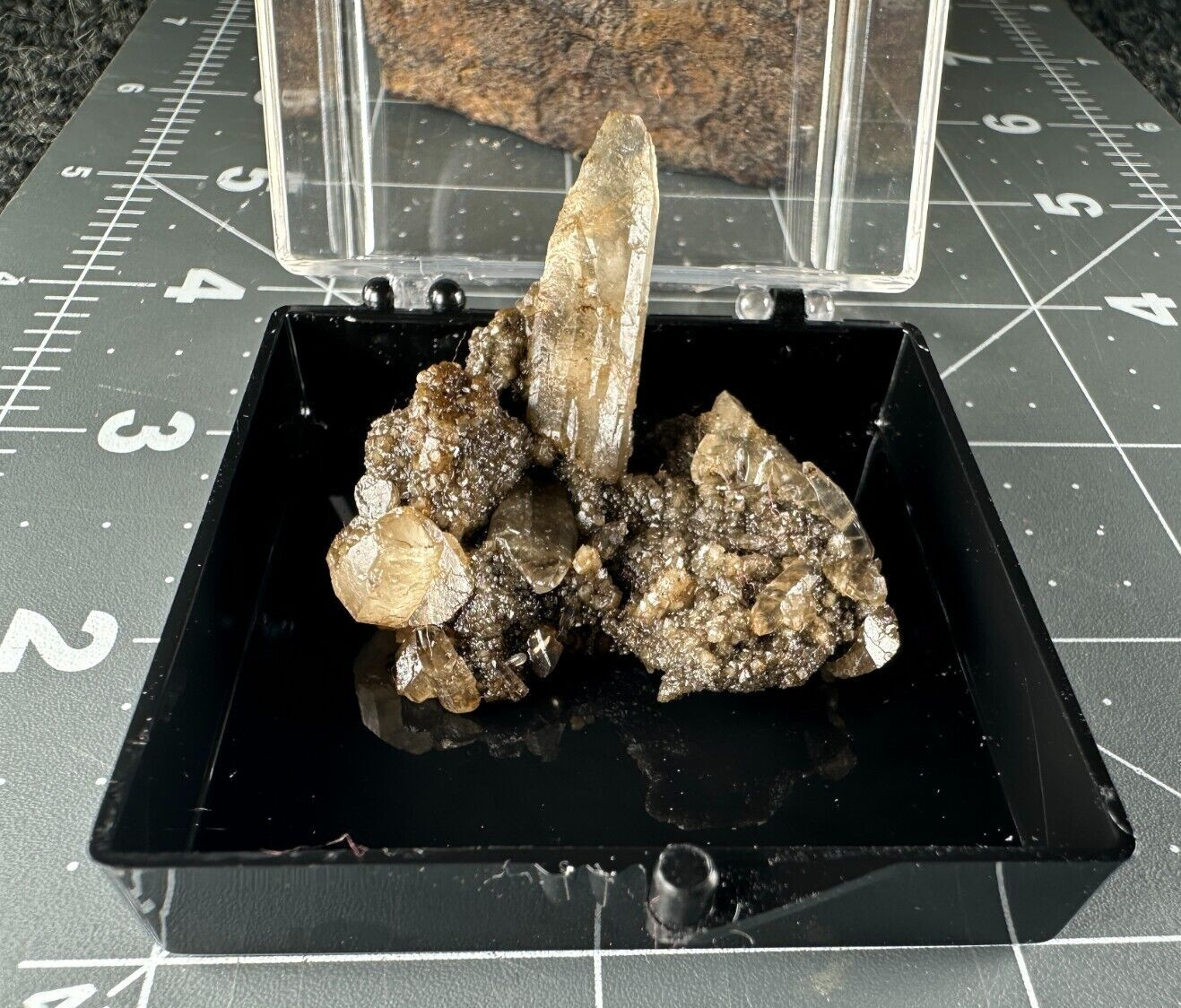 ➤ 1-1/2″ CALCITE CRYSTAL CLUSTER – Pleasant Ridge Rensselaer Indiana VIDEO➤833
