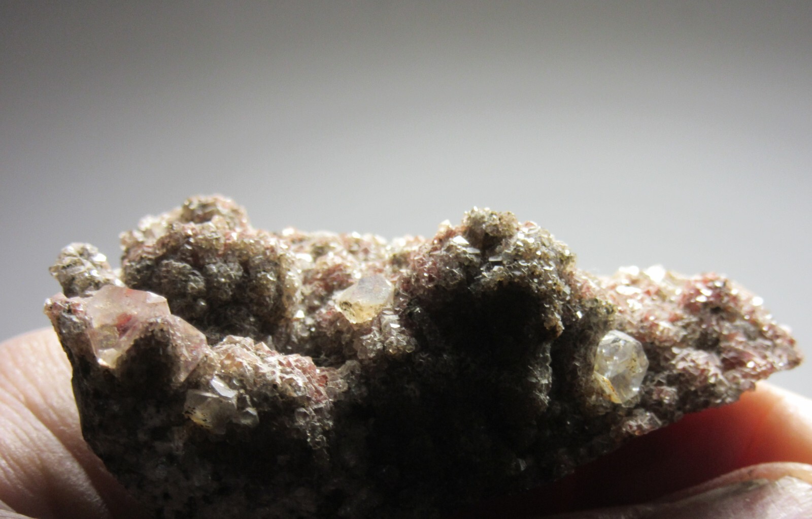 Natural Red Quartz Crystal CLUSTER 2 3/8″ Rough Collectible Reiki RQCCC-2