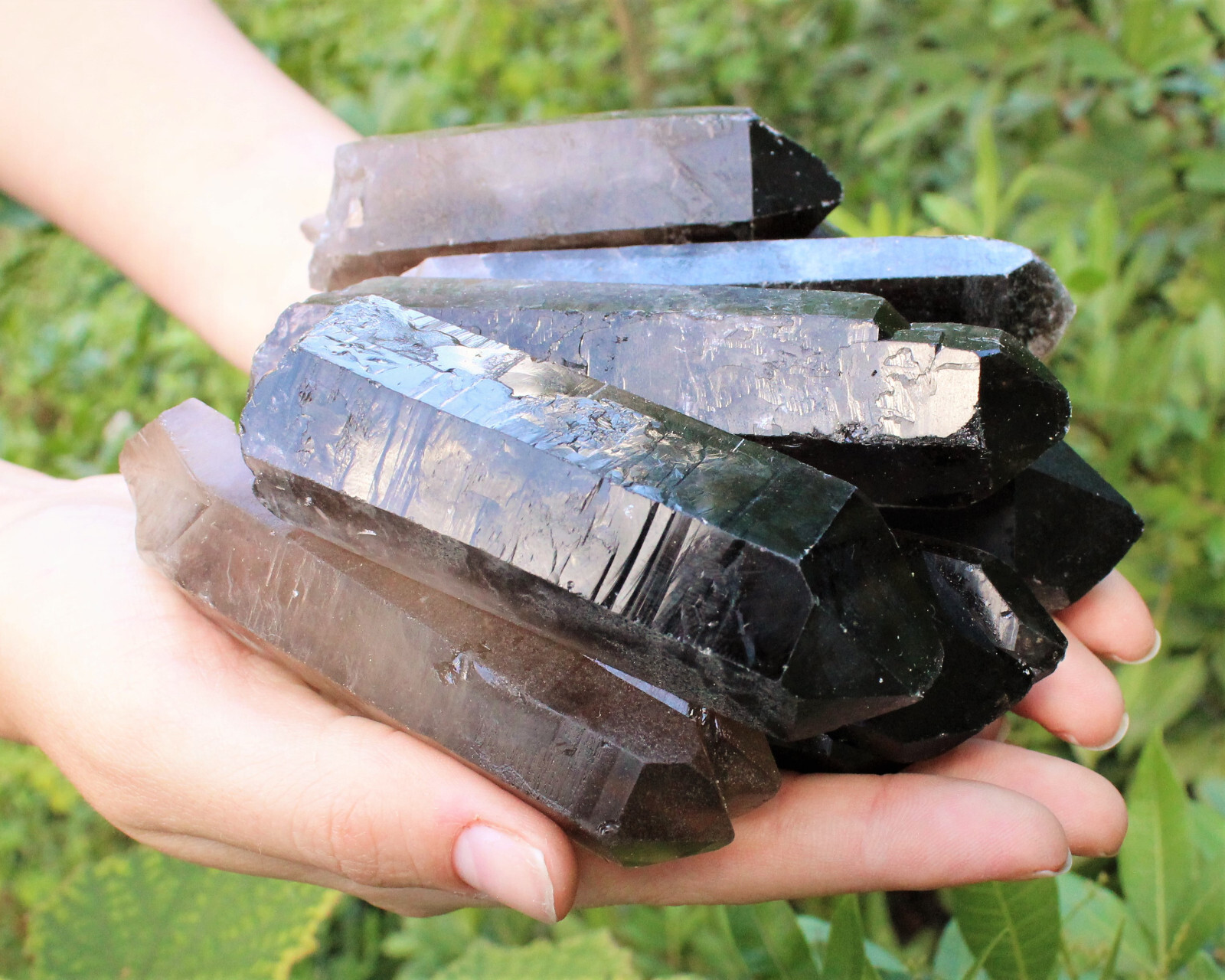Smoky Quartz Points, LARGE ‘AAA’ Grade Smoky Quartz Crystal Point: Choose Size