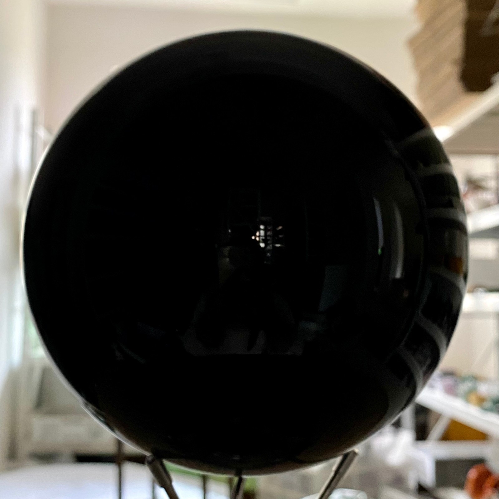 11.9 lb Natural Obsidian Crystal Ball Polished Sphere Psychic Reading