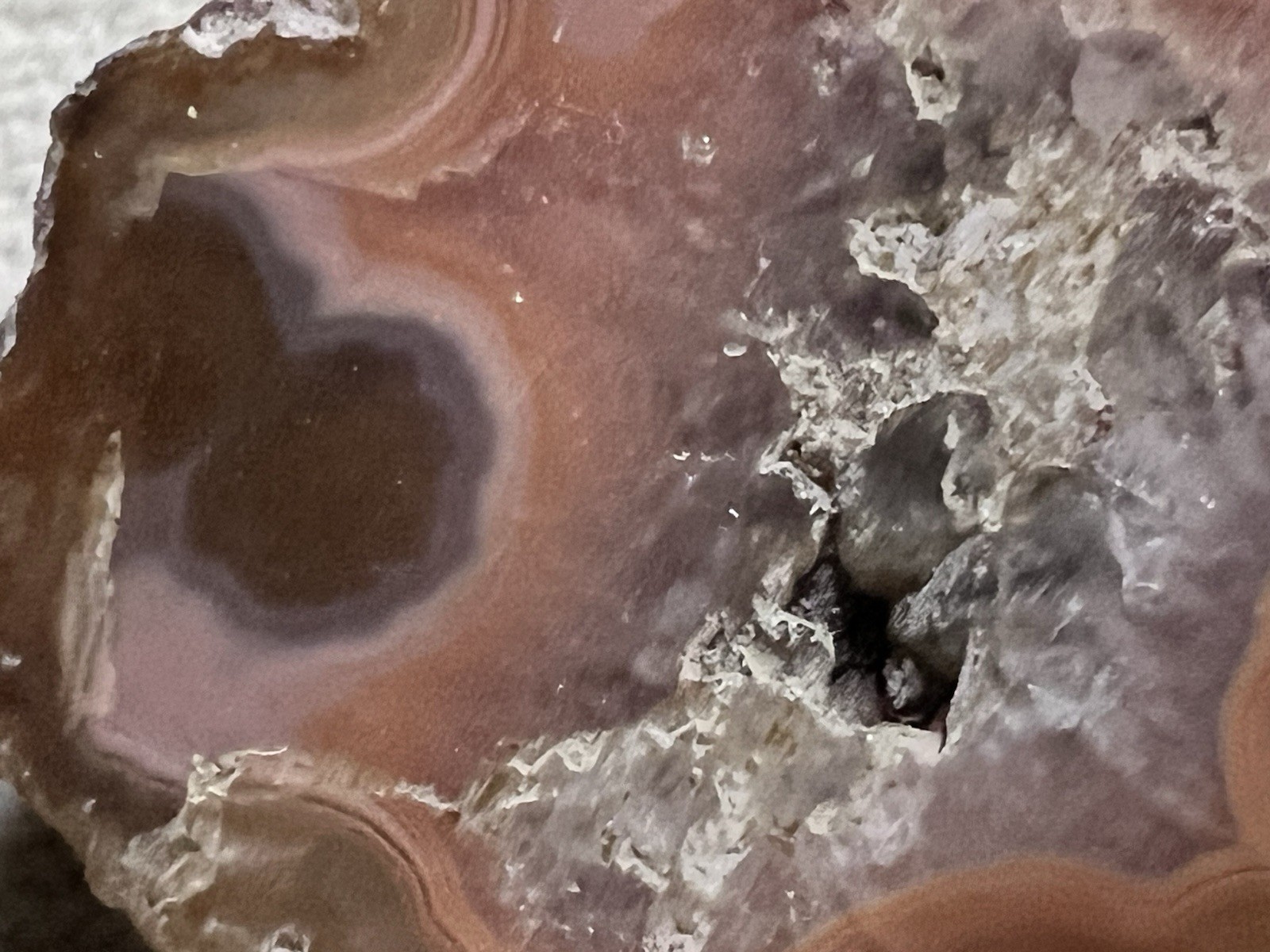 MalawiAgate/Geode HALVES Mixed Lot of 3 Banded Slices polished display specimen