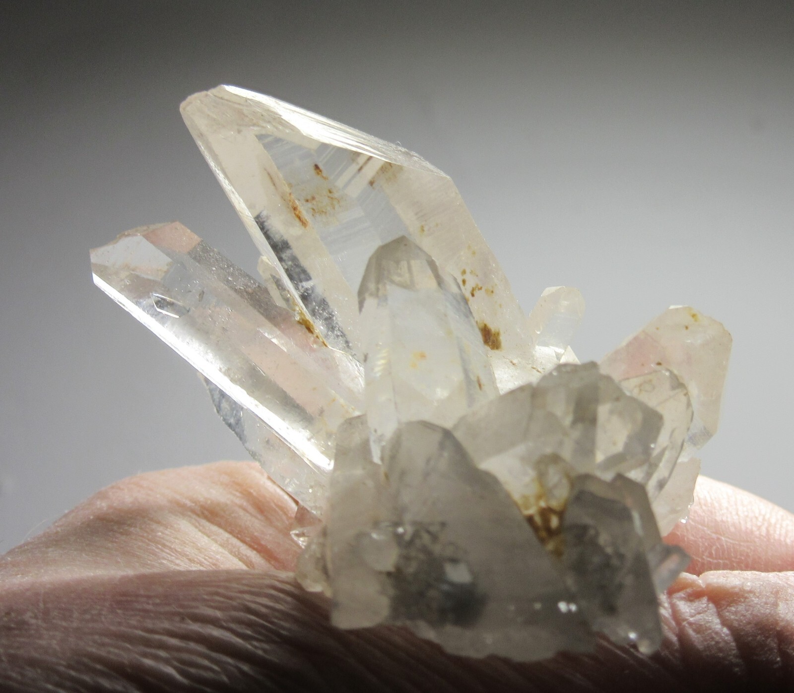 Arkansas Natural Quartz Crystal 2 3/8″ Cluster Collectible Reiki MIAQC-1
