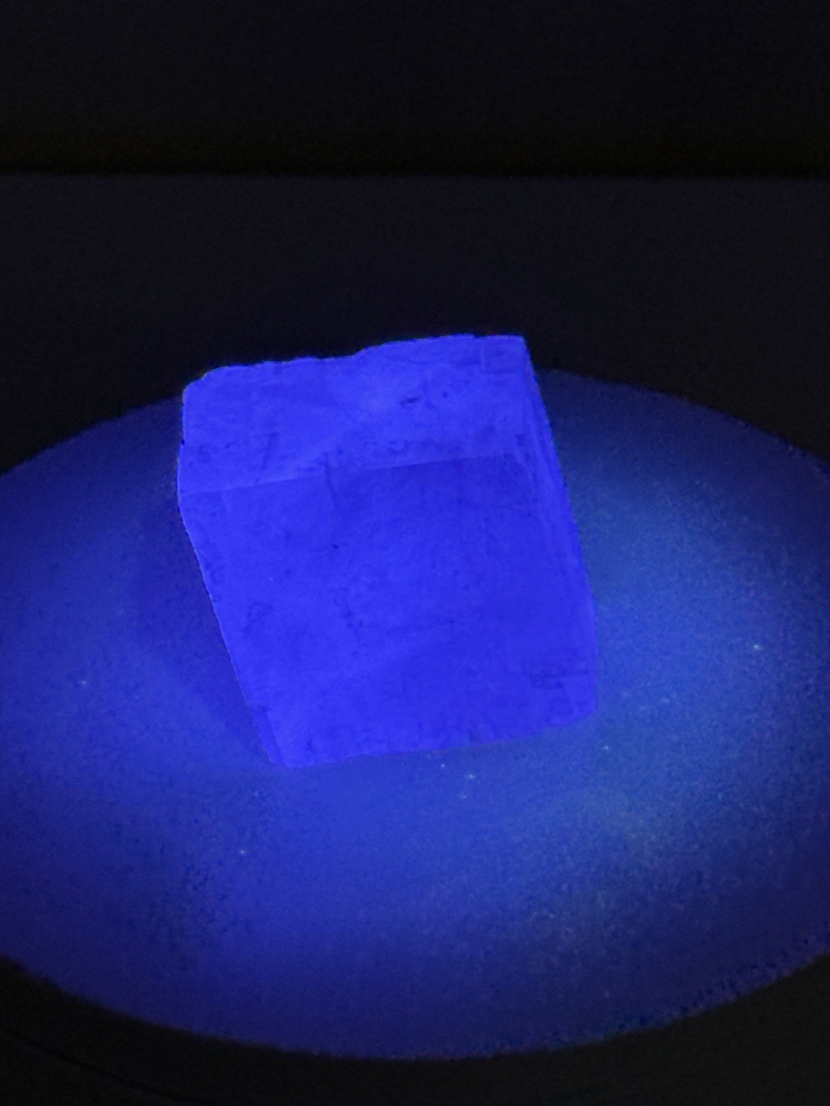 ETHEREAL Iceland Spar Calcite Crystal Specimen w/ Terlingua-type Fluorescence