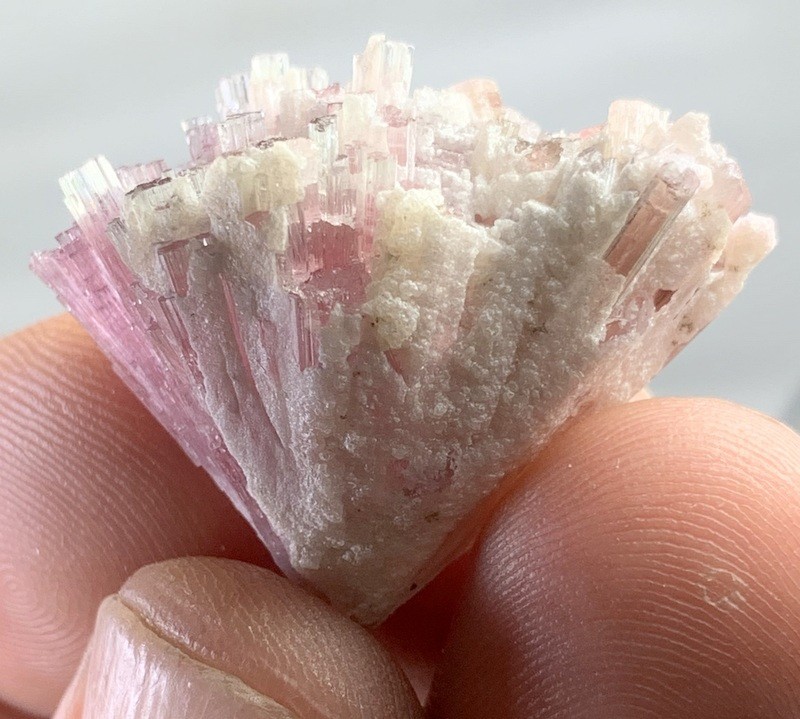 42 Carats beautiful Pink Tourmaline Crystals bunch Specimen from Afghanistan