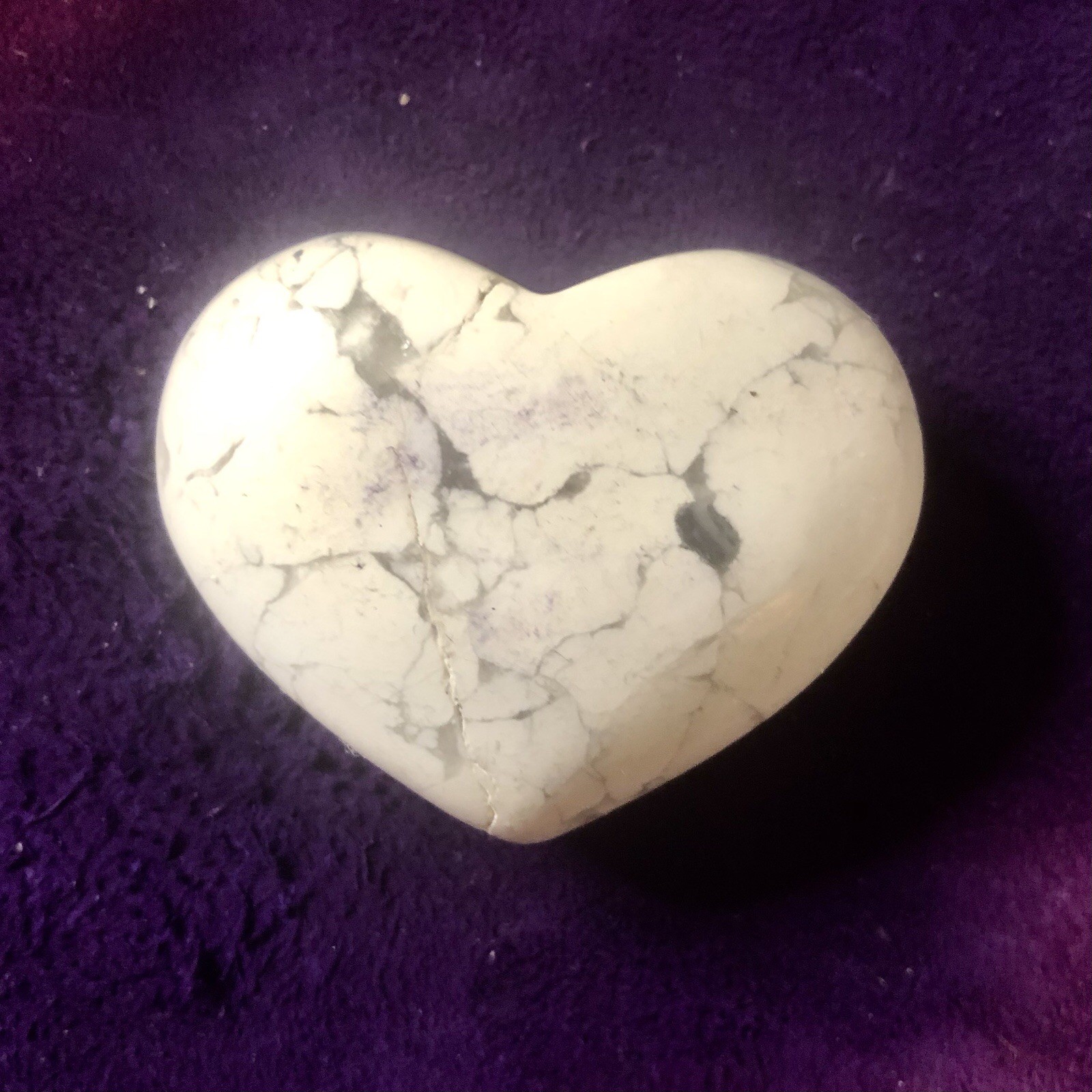 Lot Of 2 Natural Stone Hearts.. Each approx 1.75” Ea