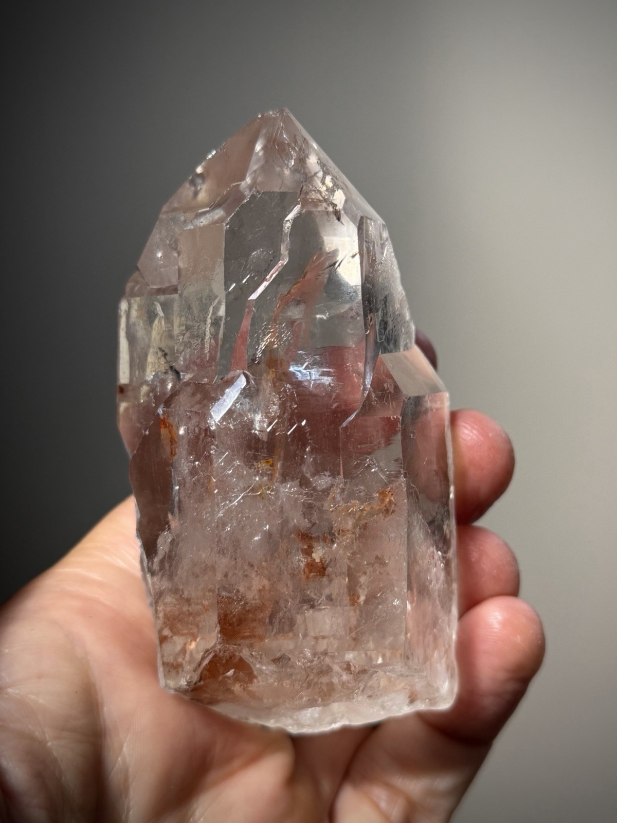 Cathedral Quartz Crystal Iron Quartz Glassy Quartz Window Quartz Brazil Crystal
